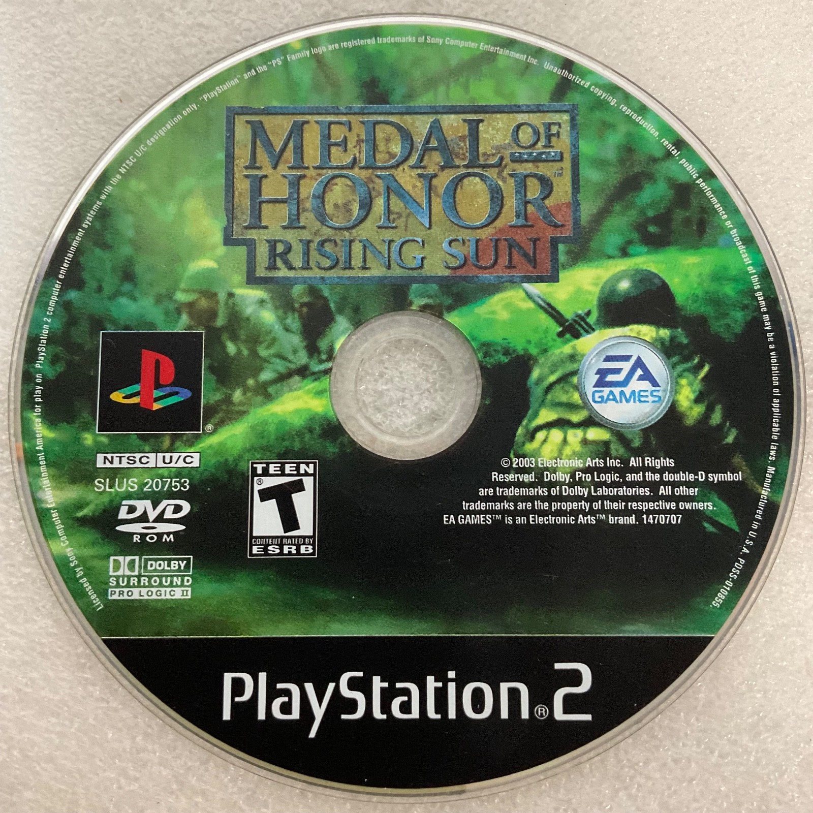 PlayStation 2 Game Lot Medal of Honor Rising Sun & Madden NFL 2005 Discs Only - Image 2