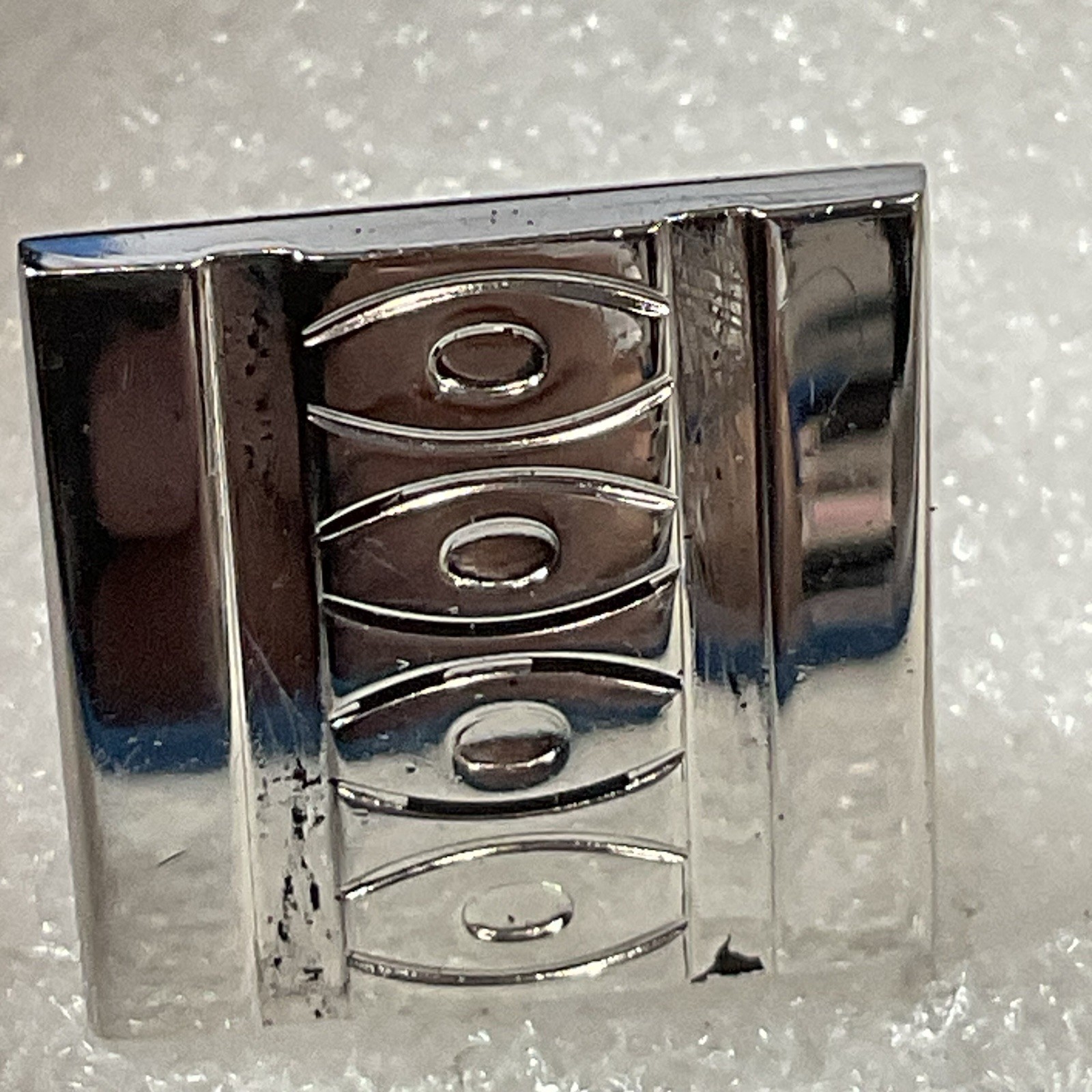 Vintage Swank Rectangular Silver Tone Designer Fashion Cuff Links - Image 7