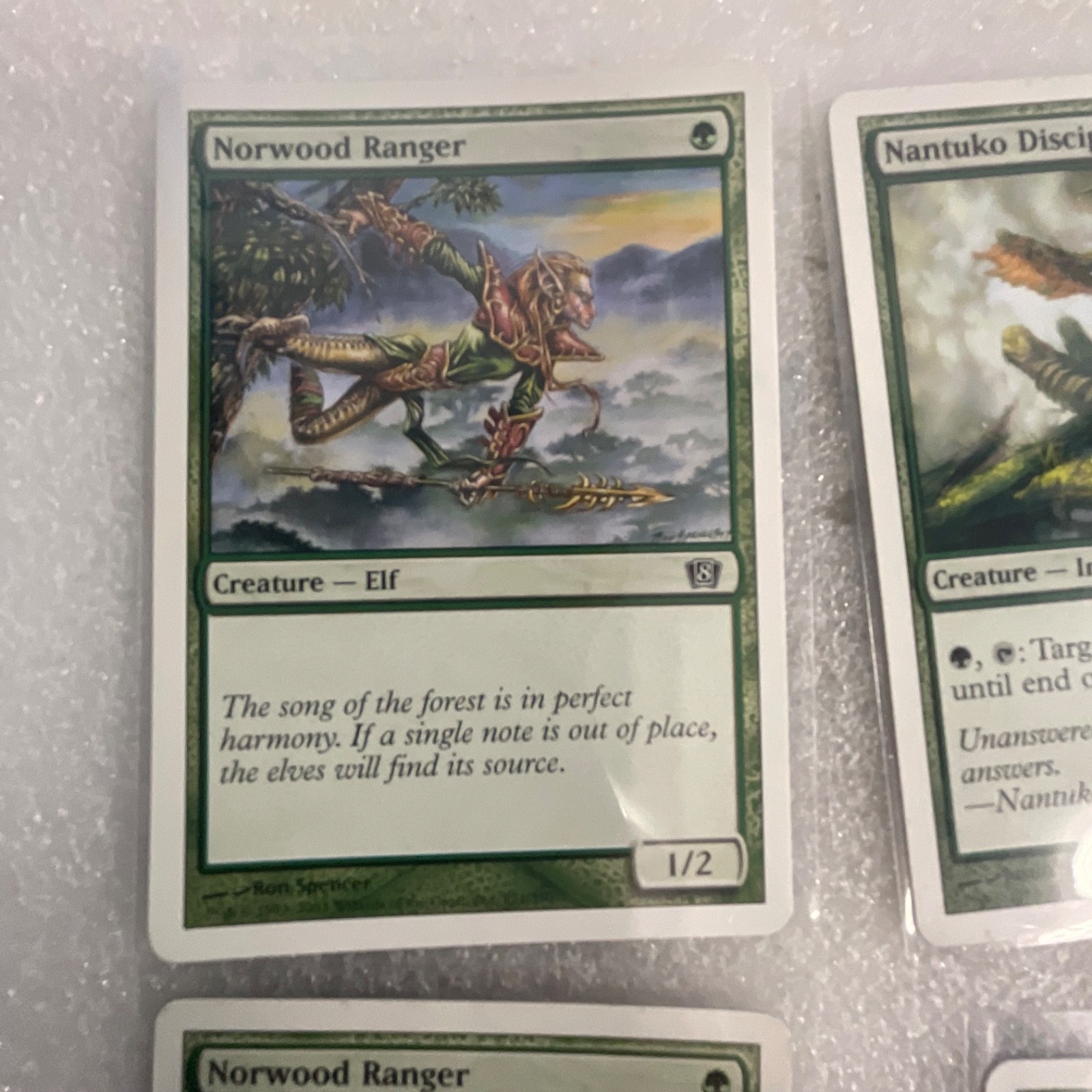 MTG 20 Card Green Lot Mixed Sets Nantuko Disciple Naturalize Nature's Spiral - Image 3