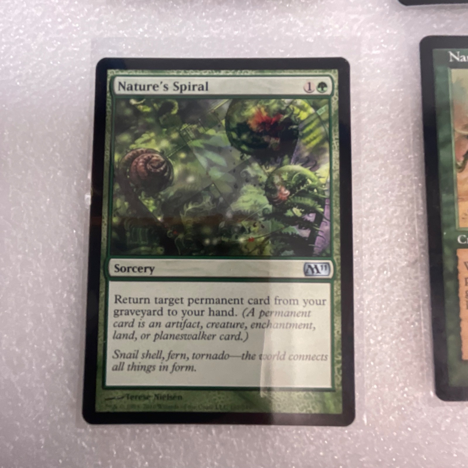 MTG 20 Card Green Lot Mixed Sets Nantuko Disciple Naturalize Nature's Spiral - Image 6