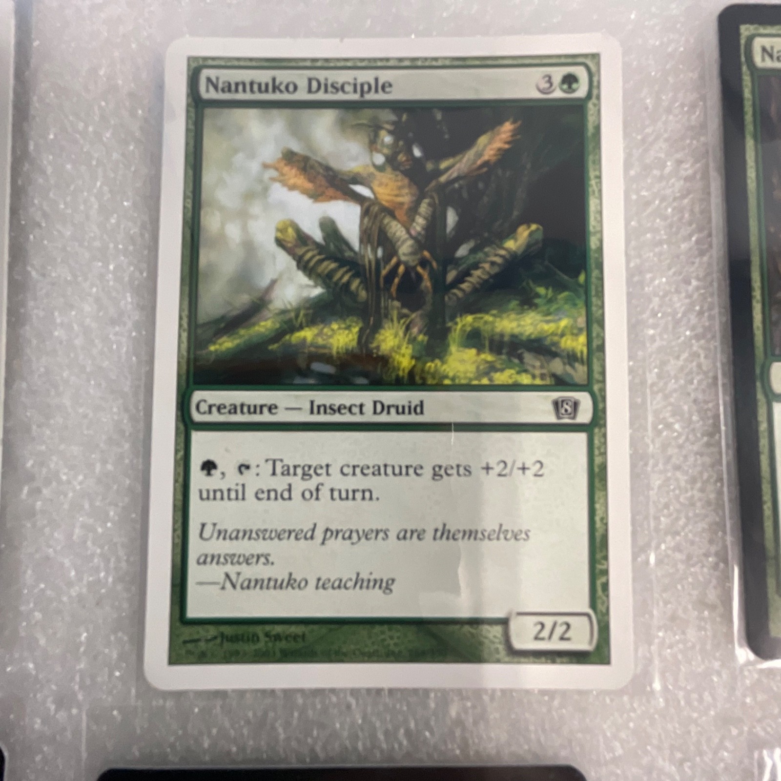 MTG 20 Card Green Lot Mixed Sets Nantuko Disciple Naturalize Nature's Spiral - Image 9