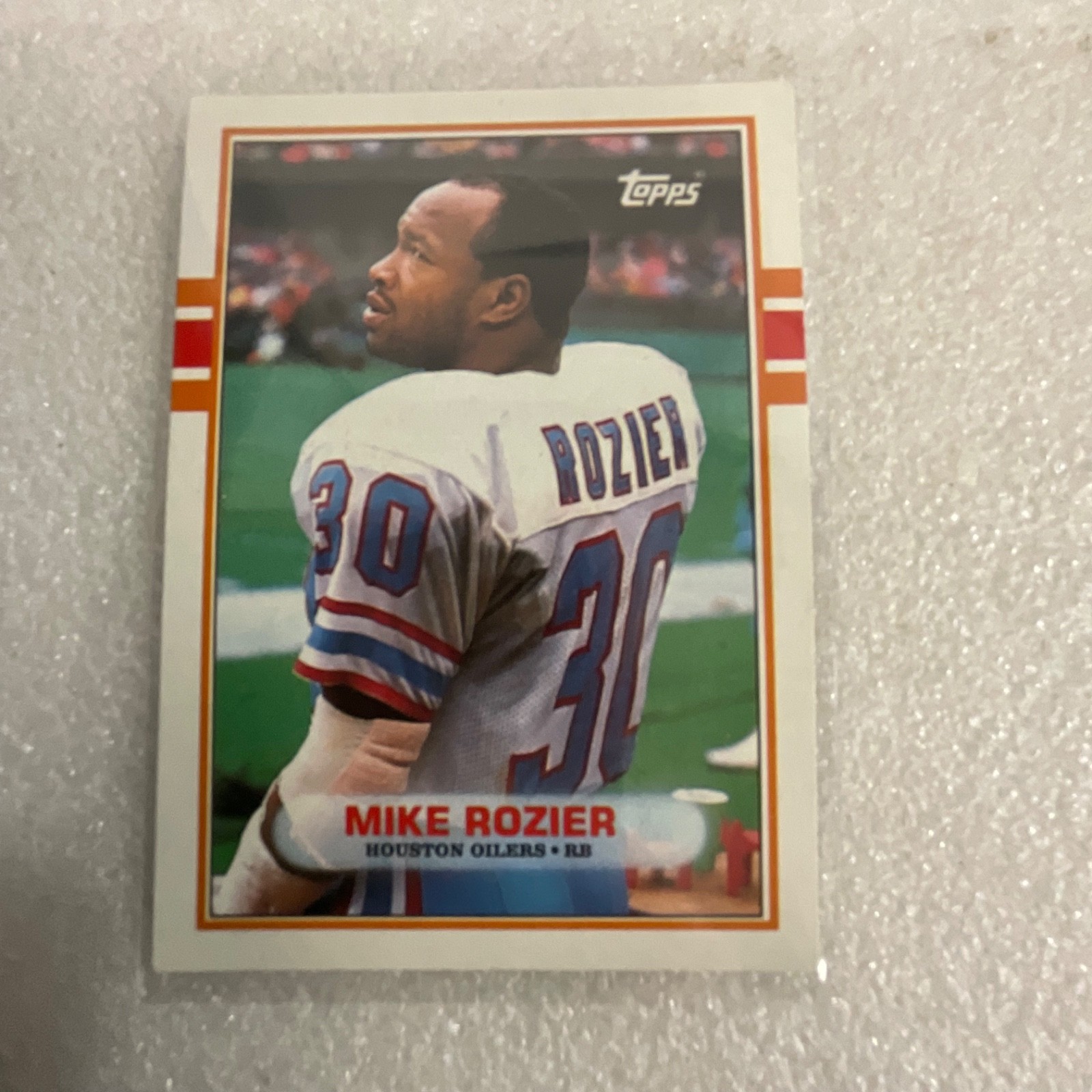 1989 Topps Football 10 Card Lot Flutie Rozier Redskins Chargers - Image 2