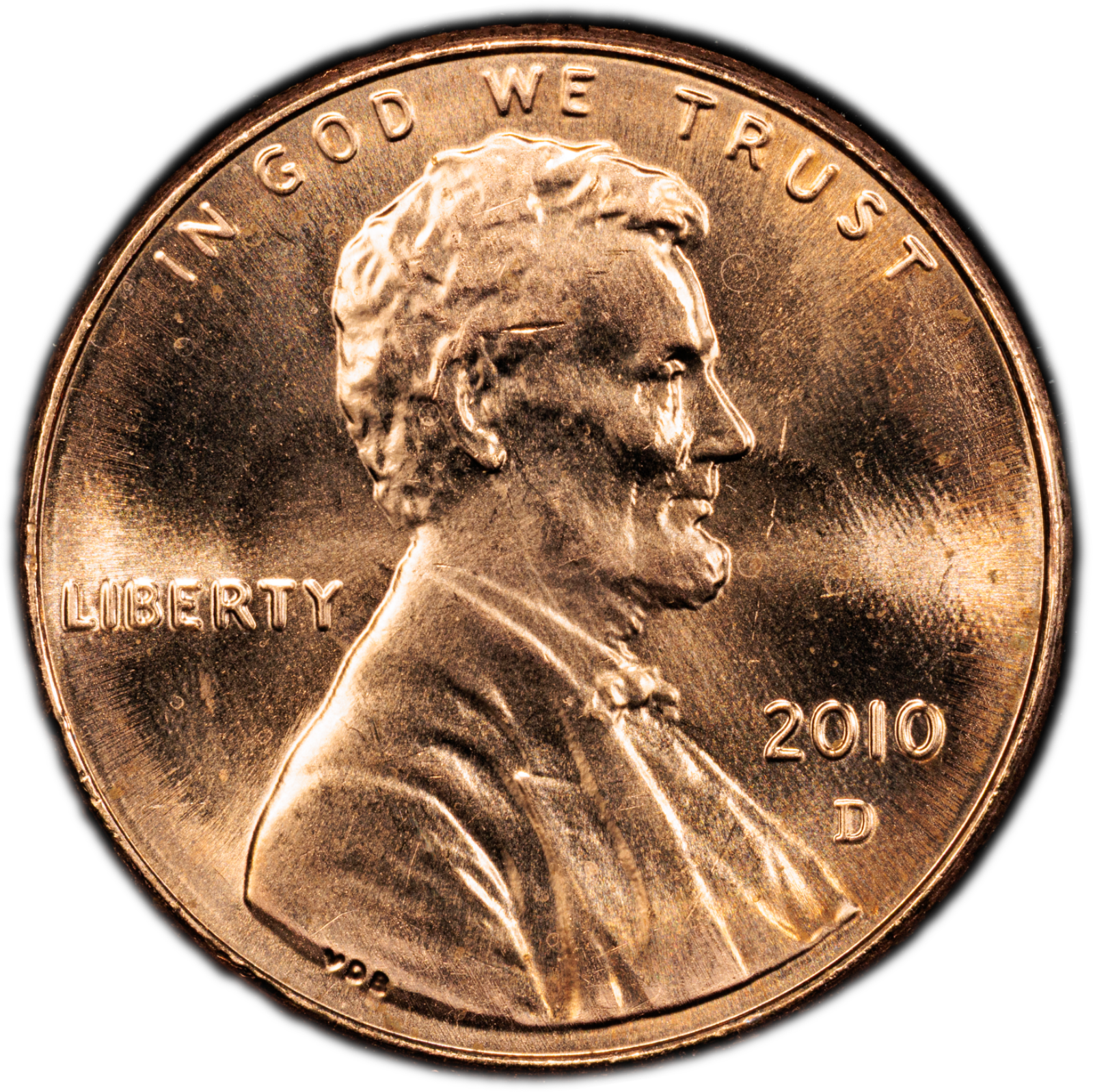 2010-D 1C Lincoln Shield Cent PCGS MS65RD Cert#53076131 - Image 3