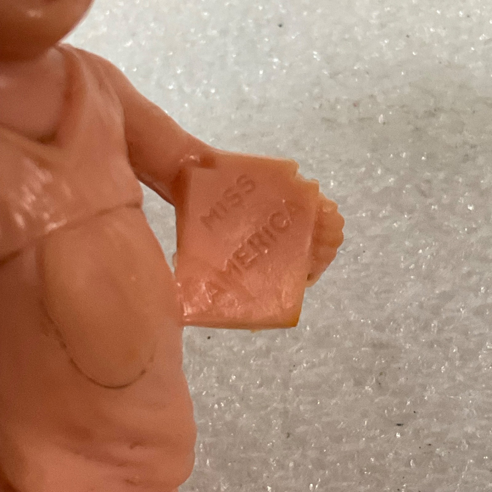 Vintage “Miss America” Liberty Baby Figurine 3in Soft Rubber Toy USA Souvenir - Image 8