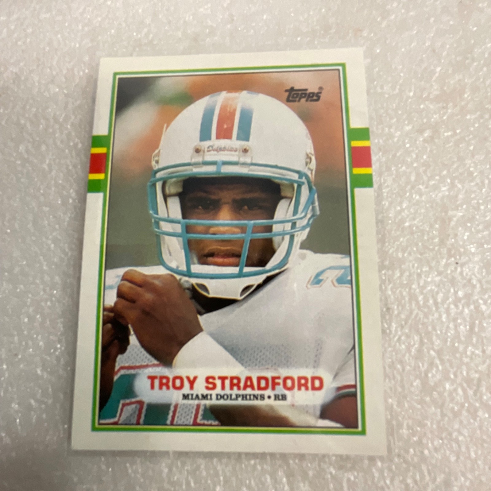 1989 Topps Football 10 Card Lot Flutie Rozier Redskins Chargers - Image 6