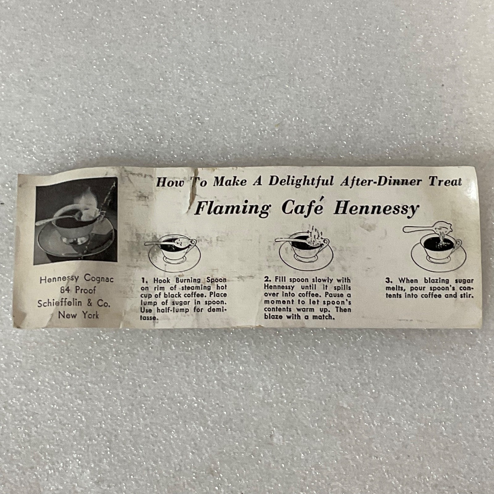 Vintage Hennessy Flaming Café Cognac Spoons Set of 2 with Original Instructions - Image 15