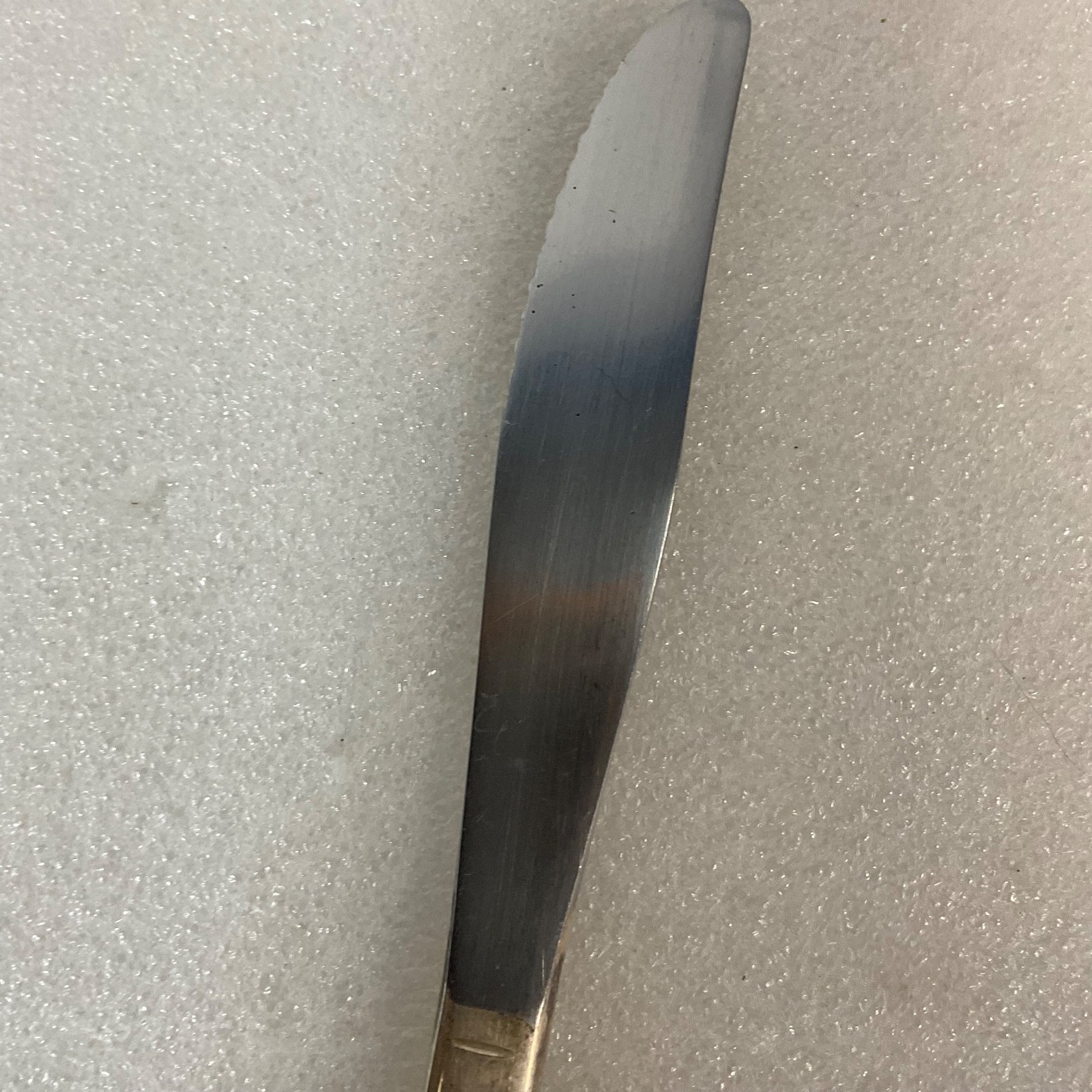 Vintage Silver Handle Stainless Table Knife 8in Ornate Flatware Utensil - Image 3