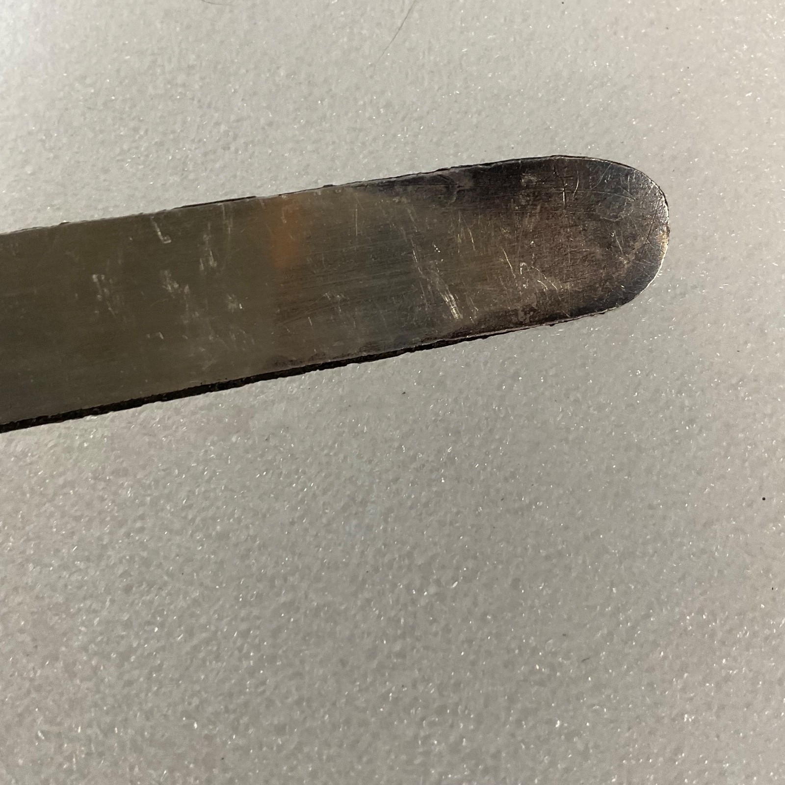 1847 Rogers Bros Silverplate Knife Pat May 17 1881 Embossed Floral Handle - Image 8