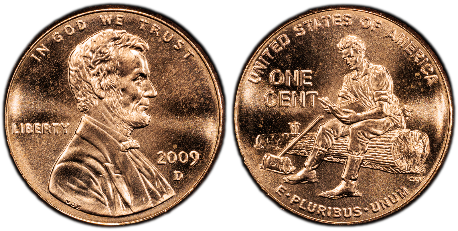 2009-D Lincoln Formative Years 1C PCGS MS64RD Cert#53076132 - Image 5