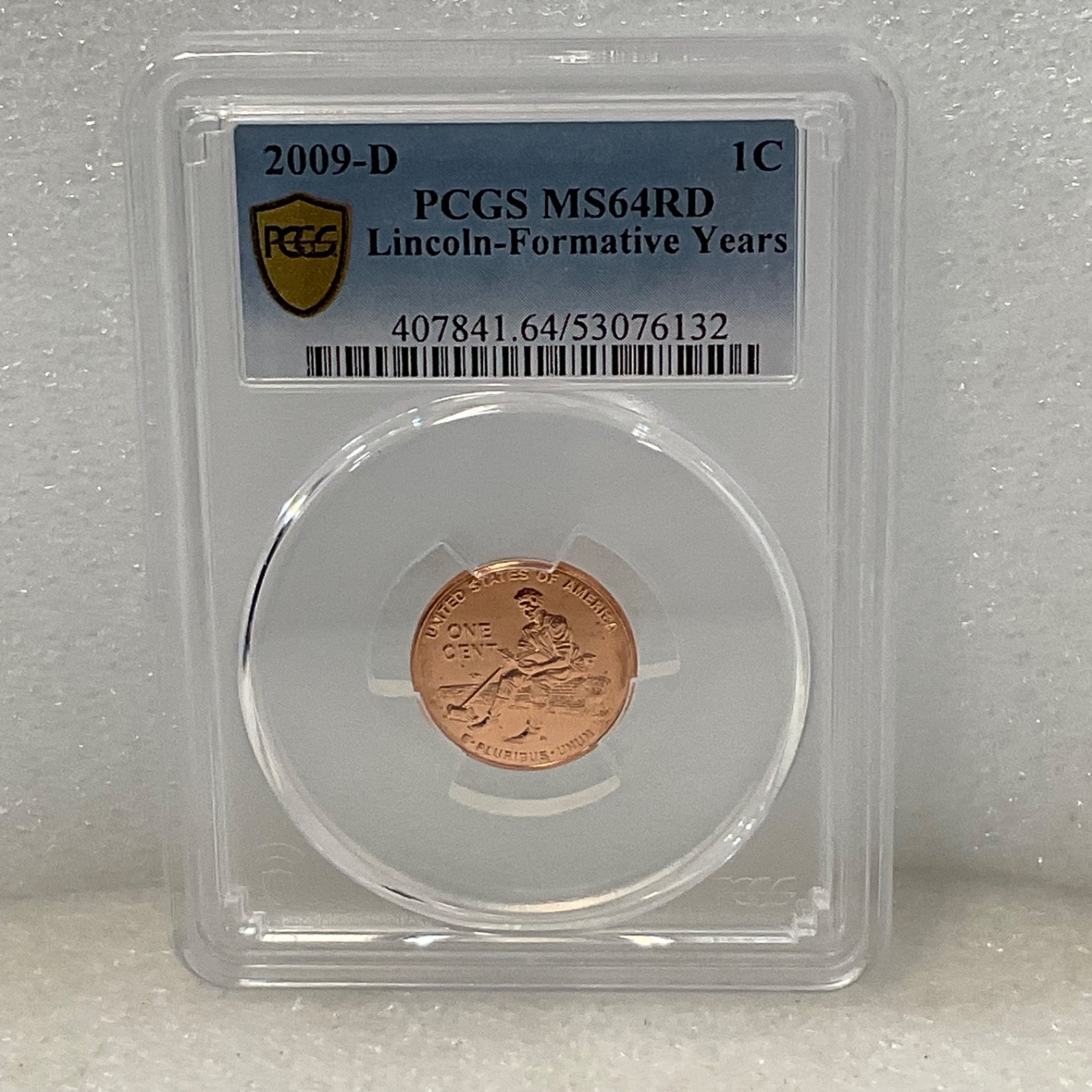 2009-D Lincoln Formative Years 1C PCGS MS64RD Cert#53076132 - Image 6