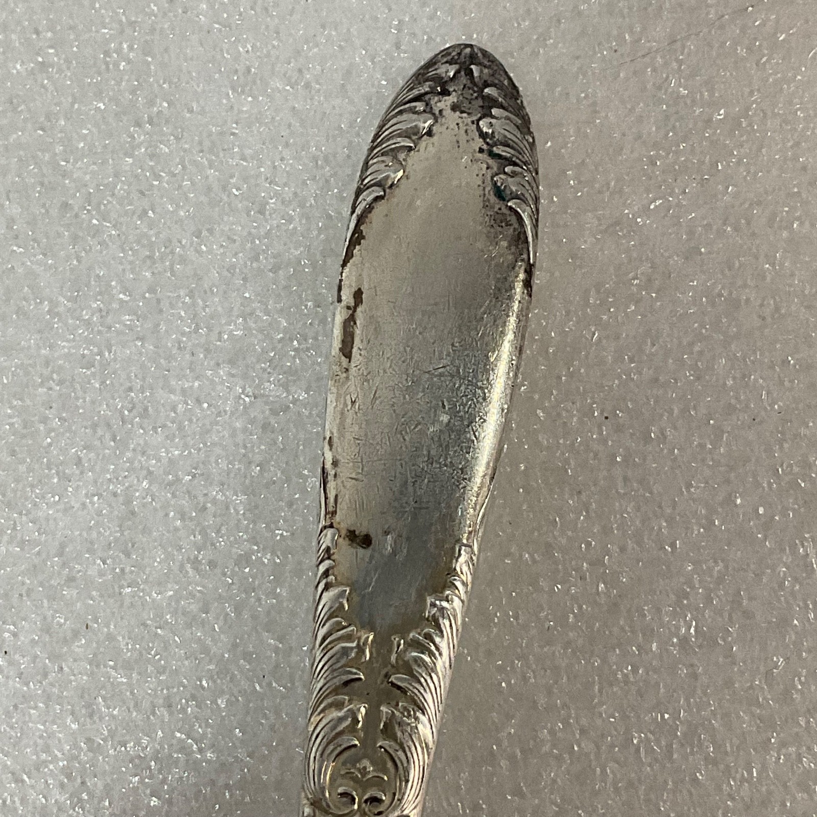 Vintage King Edward Silverplate Fork 7.5in Ornate Floral Scroll Pattern Flatware - Image 6