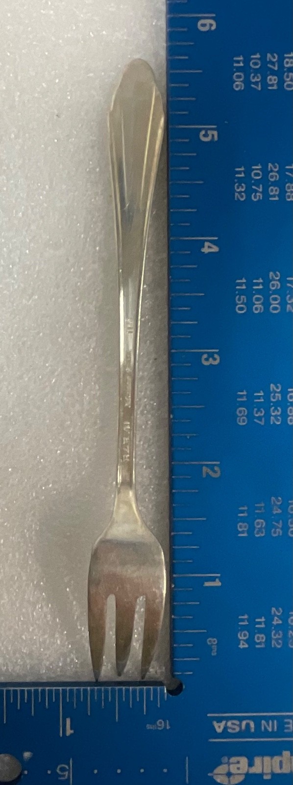 Vintage R&B Manor Plate Silverplate Fork 5.75in 3 Prong Flatware Utensil - Image 9