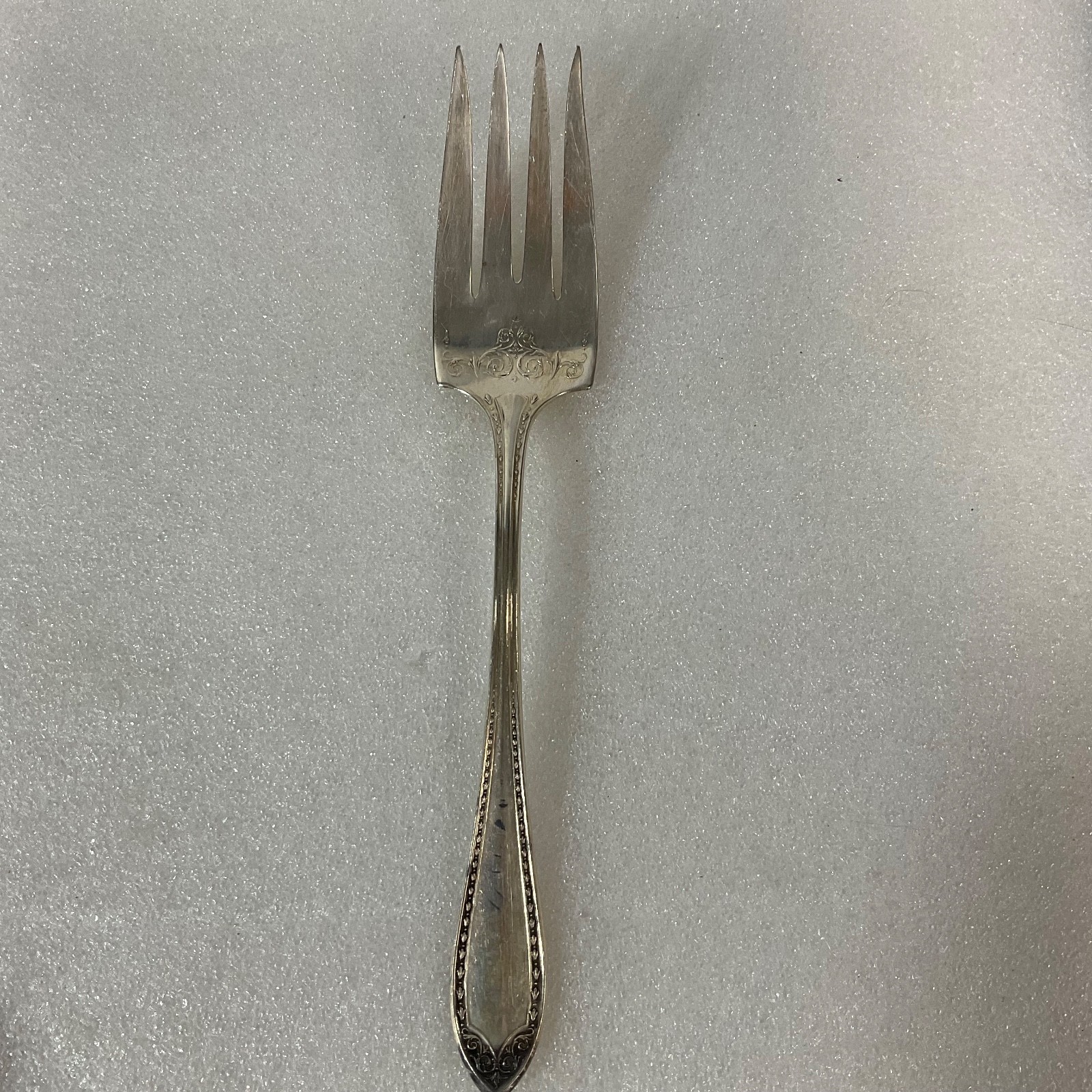 Vintage Community Silver Triple Plus Serving Fork 8.5in Silverplate Flatware - Image 1
