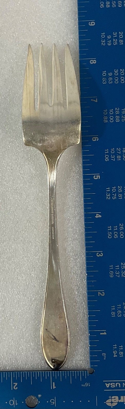 Vintage Community Silver Triple Plus Serving Fork 8.5in Silverplate Flatware - Image 3
