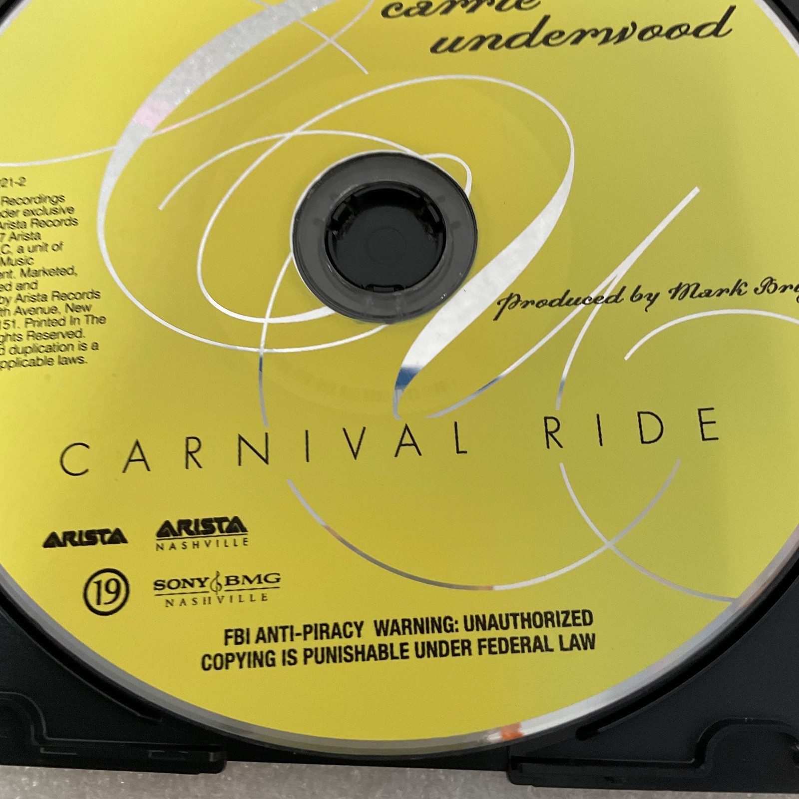 Carrie Underwood Carnival Ride 2007 Country Music CD Disc Only - Image 4