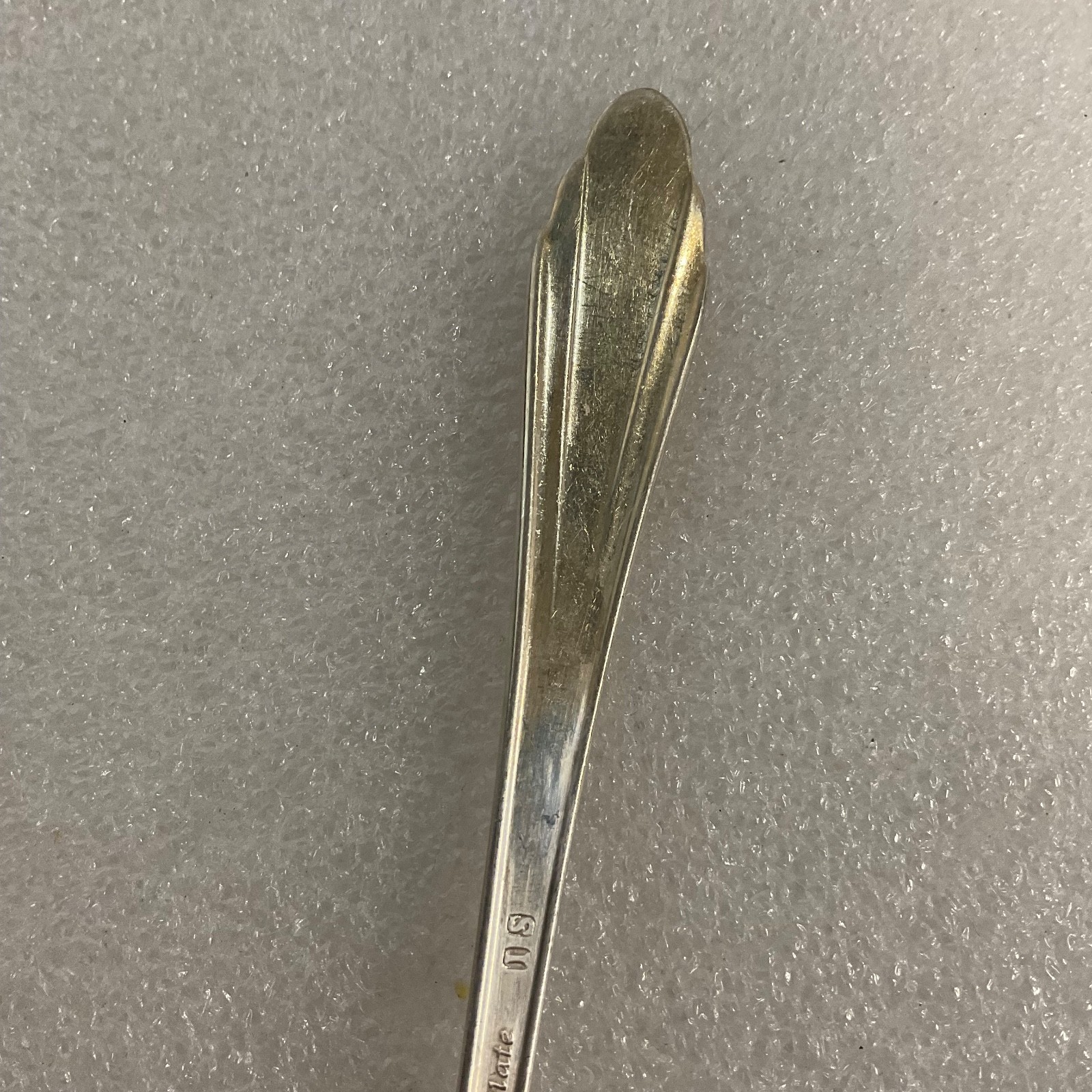 Vintage R&B A1 Manor Plate 6in Silverplate 3 Prong Fork Floral Handle Design - Image 6