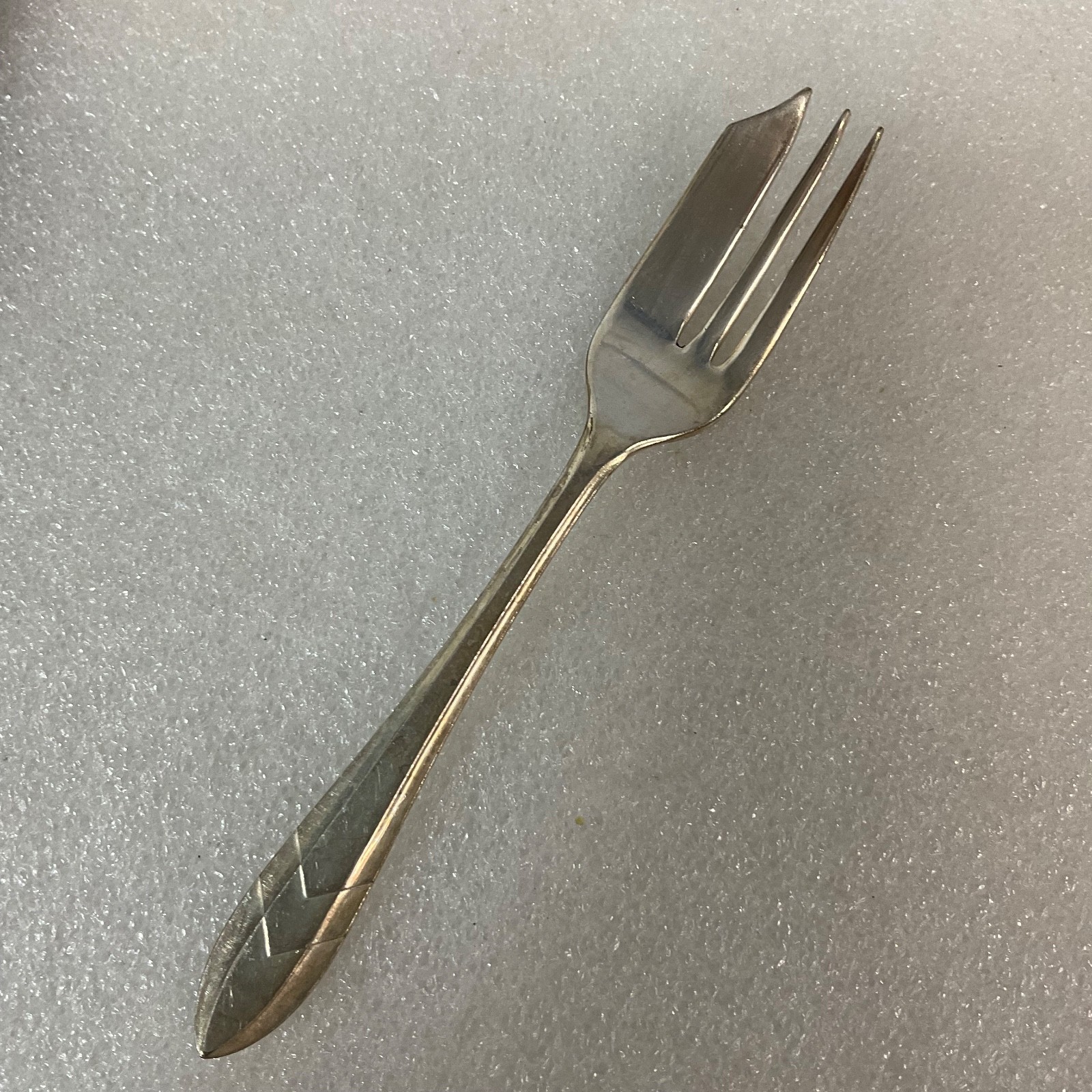 Vtg M.S. Ltd Sheffield England Fish or Cold Meat Fork 5.75in EPNS Silver Plate - Image 1