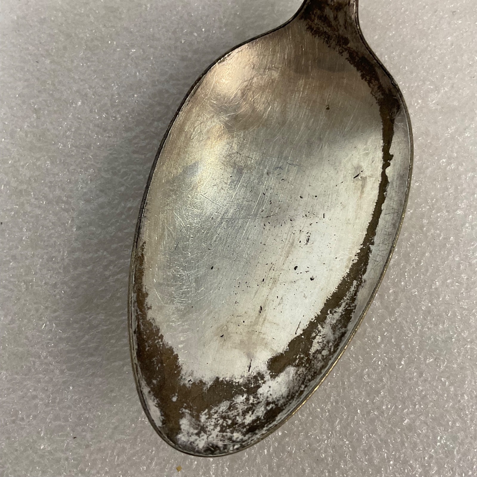 Vintage Wm Rogers Mfg Co Silverplate Spoon 6in Floral Pattern Antique Flatware - Image 5