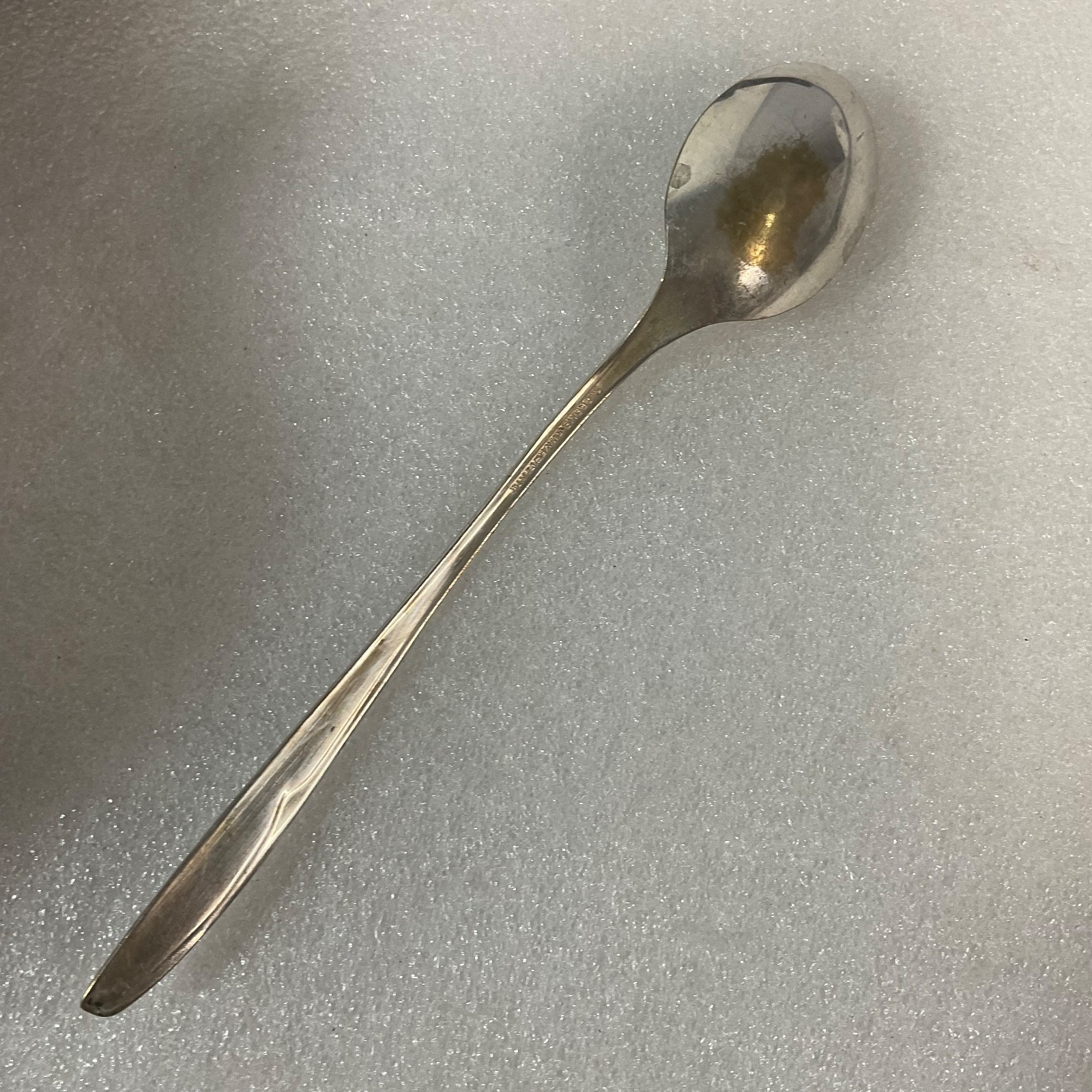 Vintage Supreme Silver Plate Spoon 6.75in Simple Handle Design Tableware - Image 2