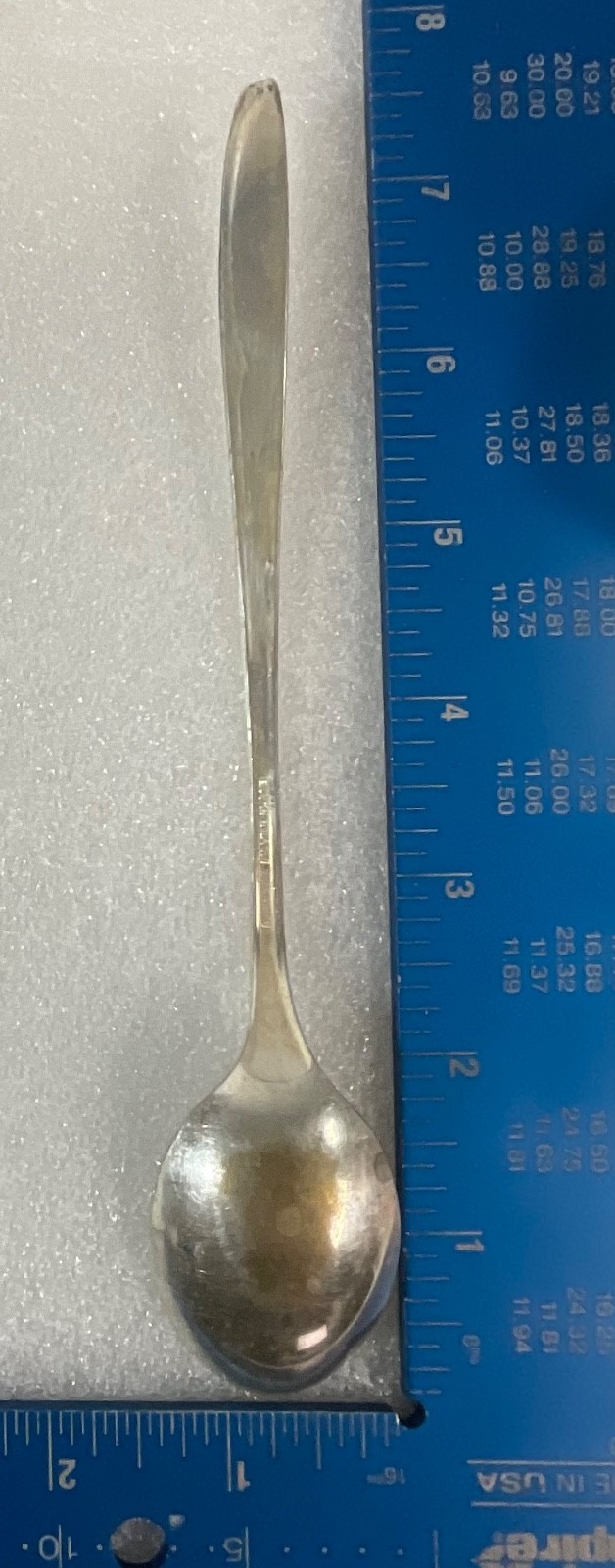 Vintage Supreme Silver Plate Spoon 6.75in Simple Handle Design Tableware - Image 10