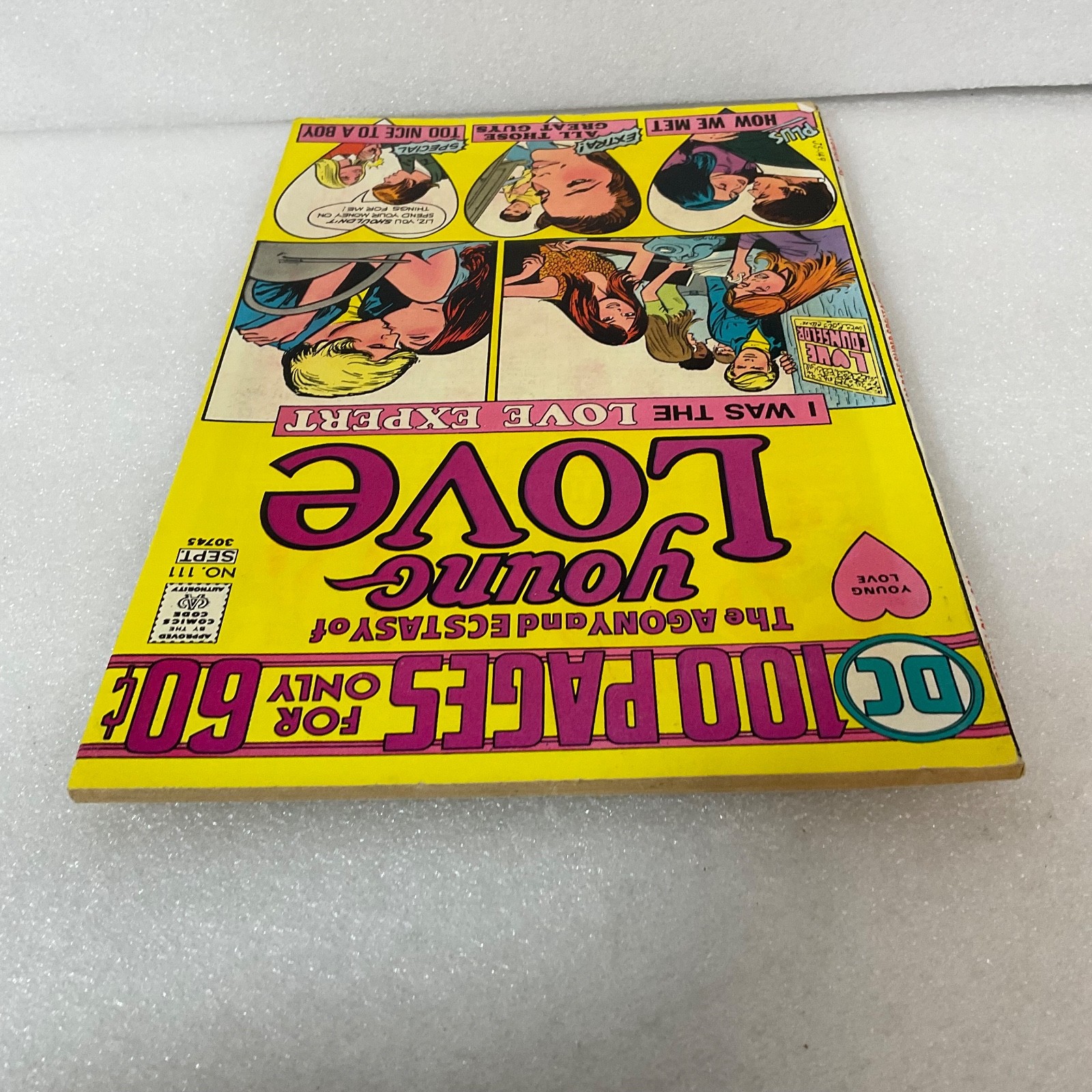 Vintage DC Young Love Comic Book No.111 Sept 1974 100 Pages 60¢ Romance Issue - Image 6
