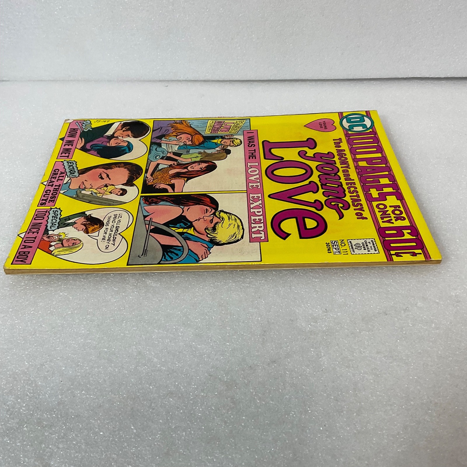 Vintage DC Young Love Comic Book No.111 Sept 1974 100 Pages 60¢ Romance Issue - Image 5