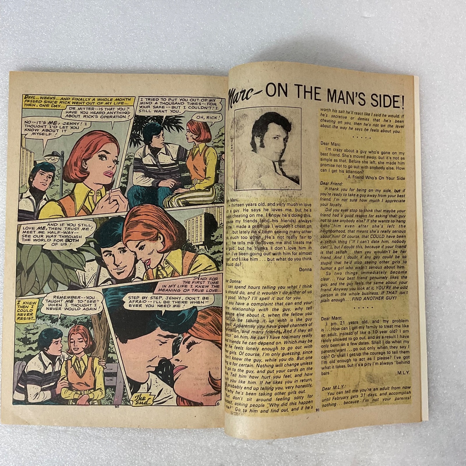 Vintage DC Young Love Comic Book No.111 Sept 1974 100 Pages 60¢ Romance Issue - Image 20