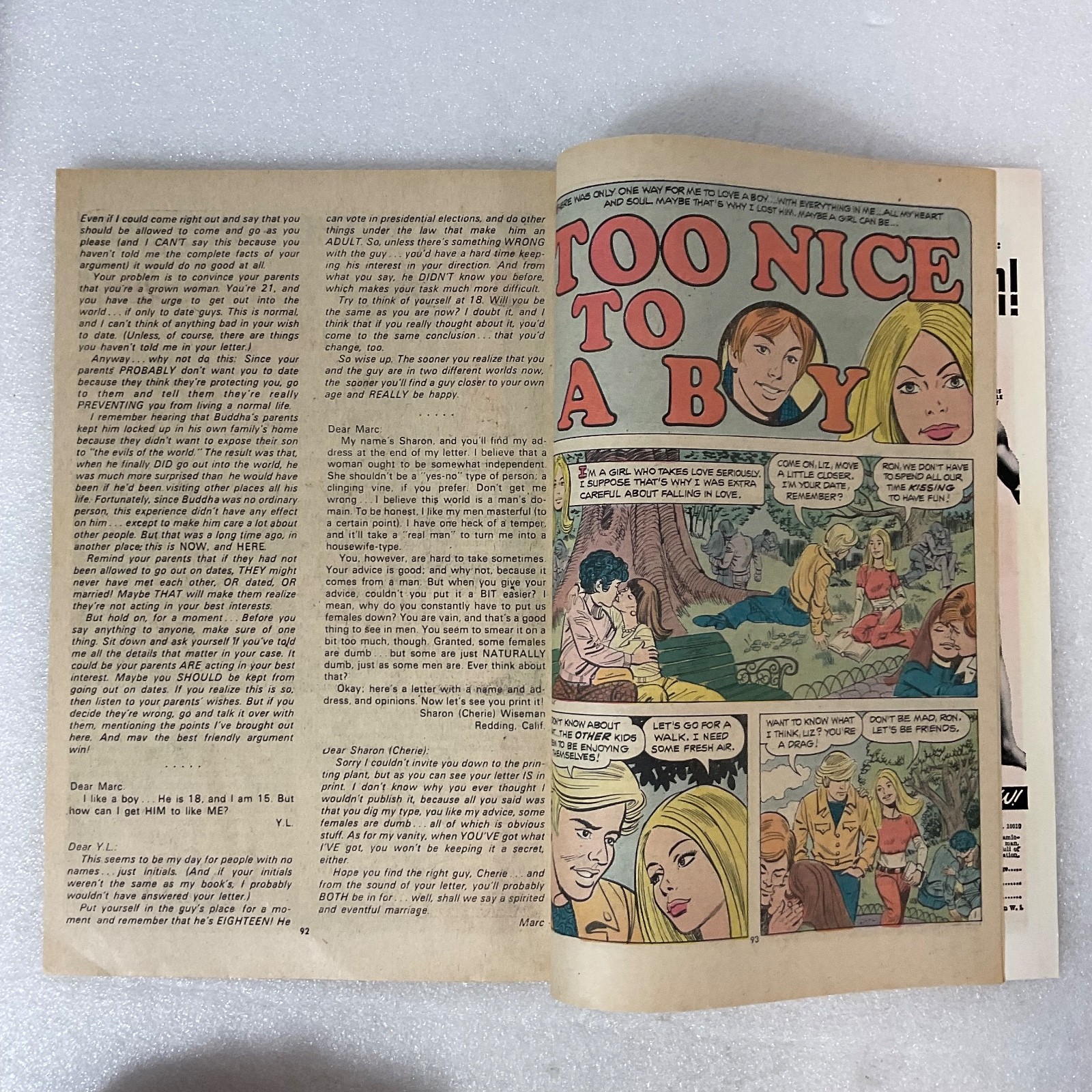Vintage DC Young Love Comic Book No.111 Sept 1974 100 Pages 60¢ Romance Issue - Image 21