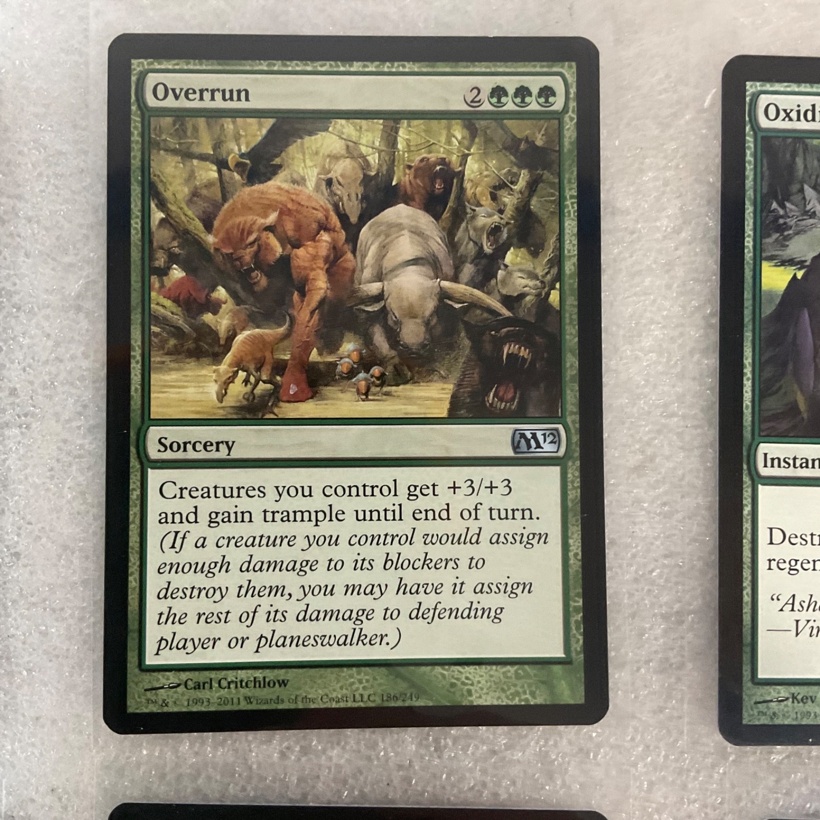 MTG 20 Card Green Lot Overrun Overgrowth Oxidize Mixed Sets - Image 18