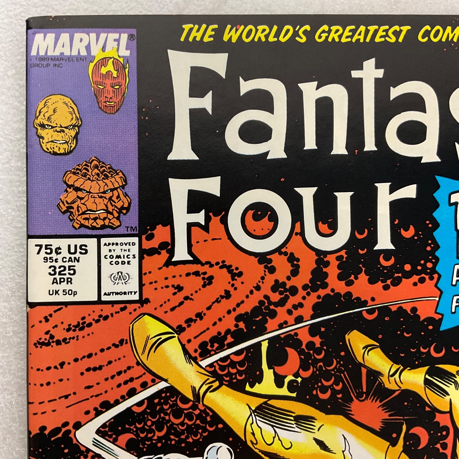 Fantastic Four #326 May 1989 Marvel Comic Silver Surfer Story FN/VF - Image 5