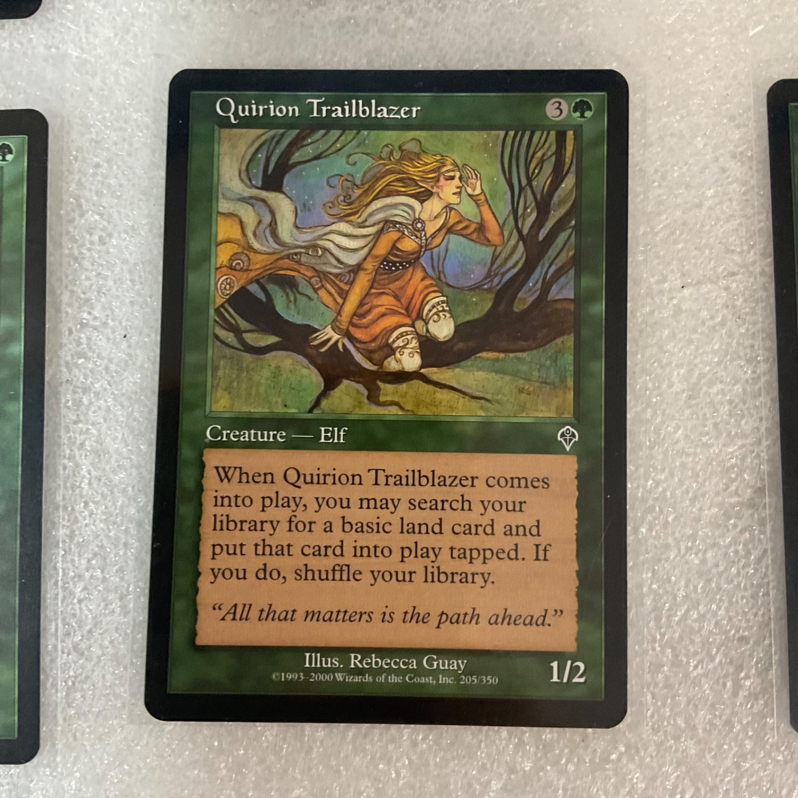 Title MTG 20 Card Green Lot Mixed Sets Invasion Fifth Dawn Plummet Trailblazer - Image 15