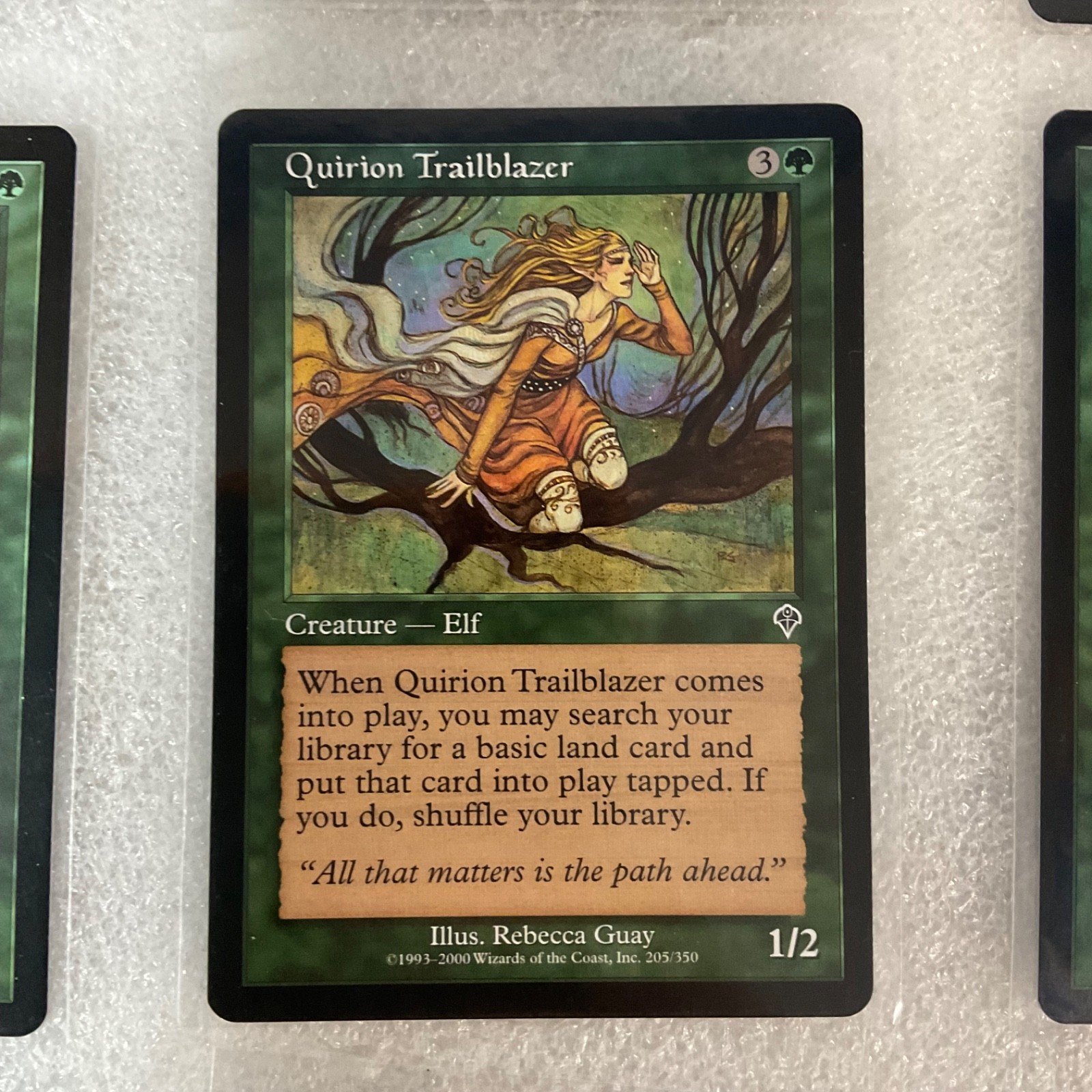 Title MTG 20 Card Green Lot Mixed Sets Invasion Fifth Dawn Plummet Trailblazer - Image 16
