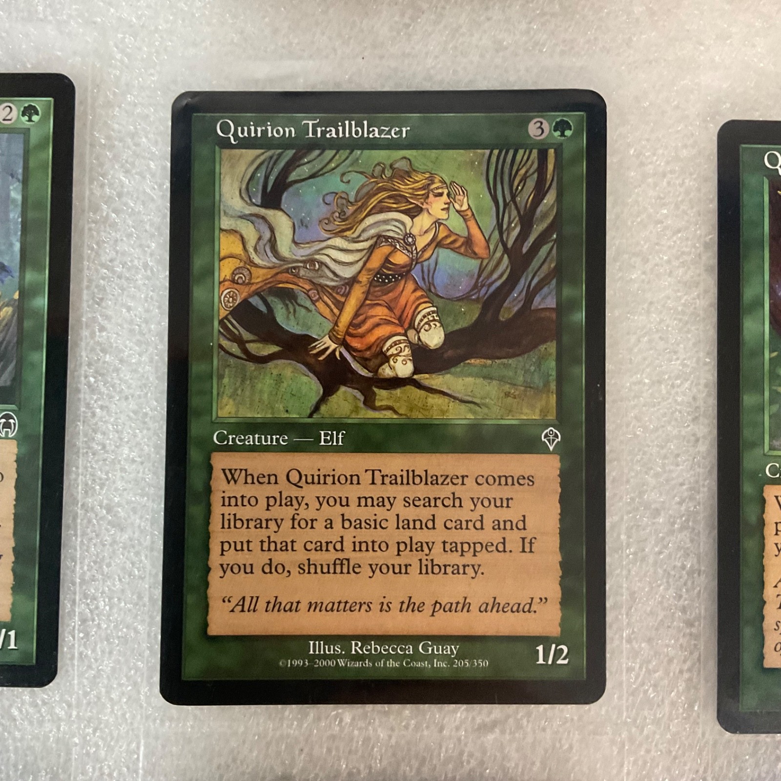 Title MTG 20 Card Green Lot Mixed Sets Invasion Fifth Dawn Plummet Trailblazer - Image 17