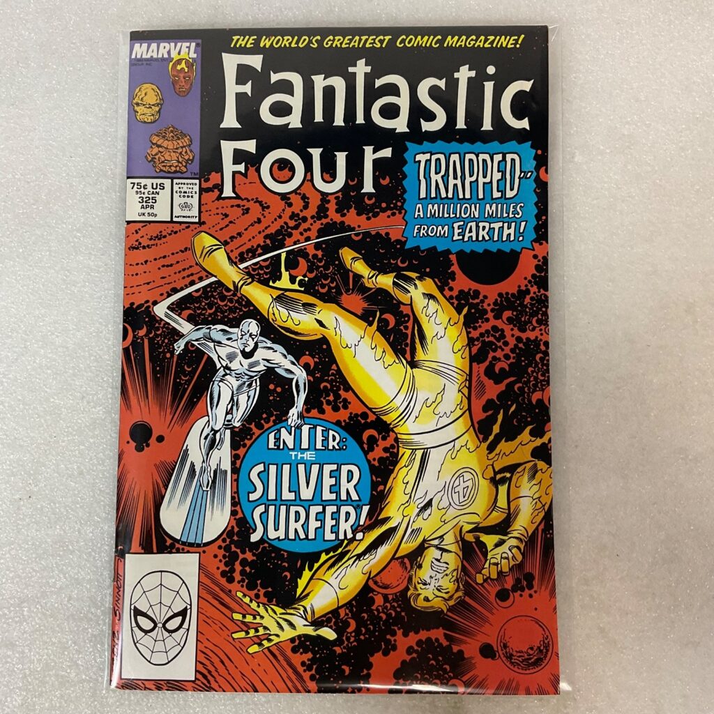Fantastic Four #326 May 1989 Marvel Comic Silver Surfer Story FN/VF - Image 1
