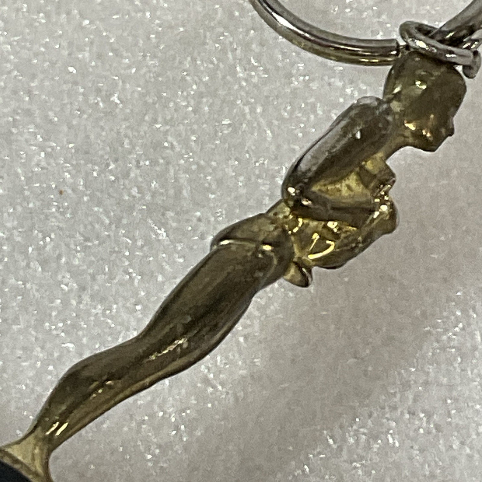 Vintage 1992 Superstar Friend Trophy Keychain Gold Tone Metal Award Gift - Image 15