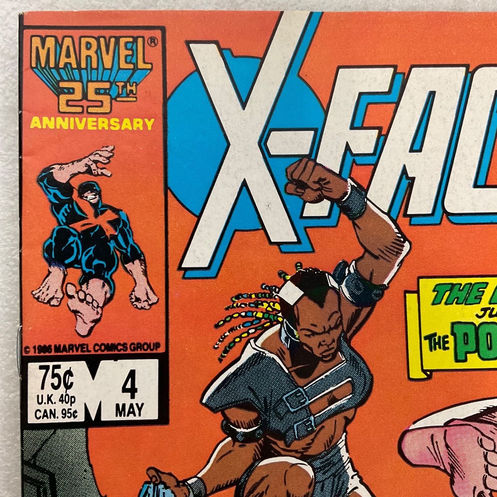 X-Factor #4 Marvel Comic May 1986 1st Frenzy Appearance 25th Anniversary - Image 3