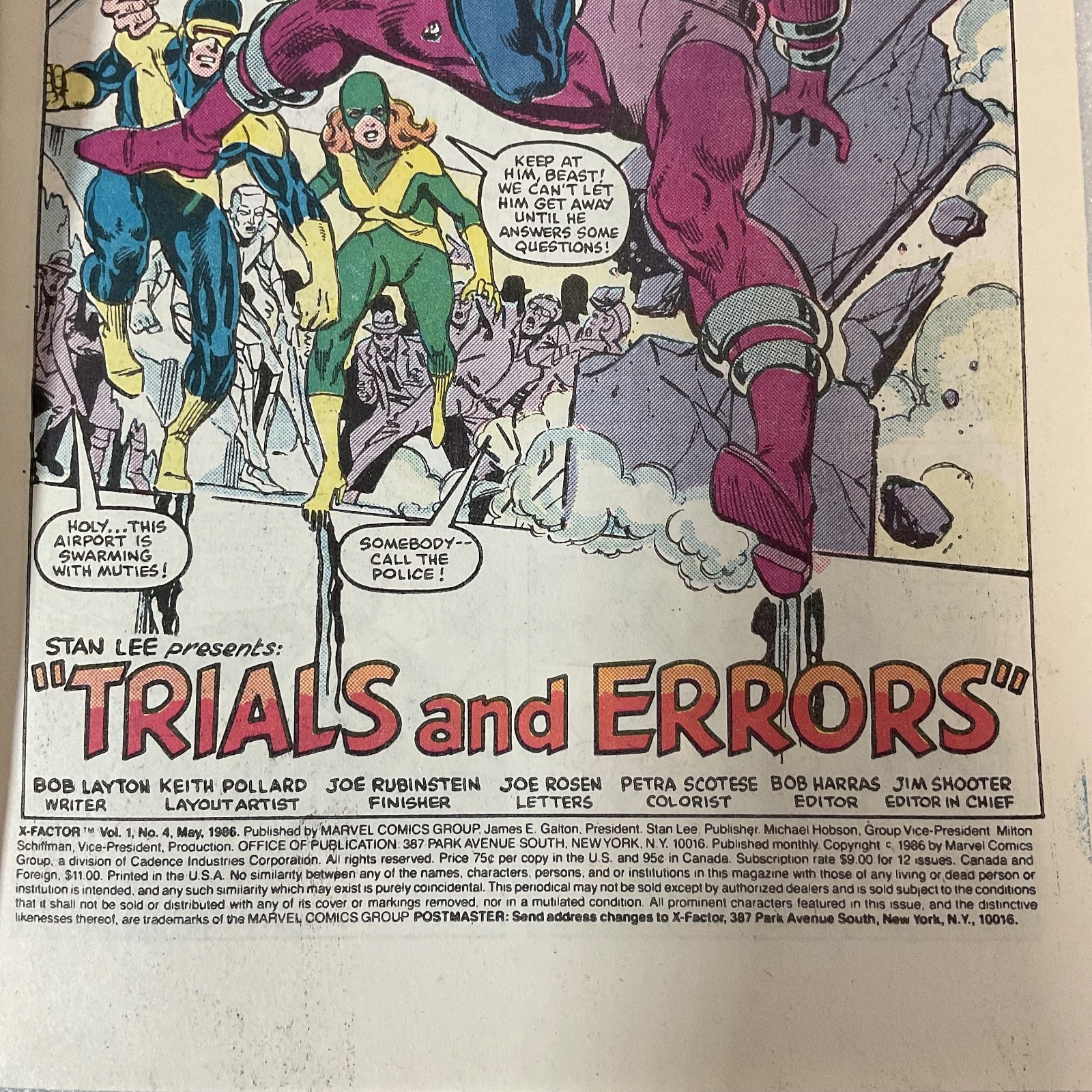 X-Factor #4 Marvel Comic May 1986 1st Frenzy Appearance 25th Anniversary - Image 12