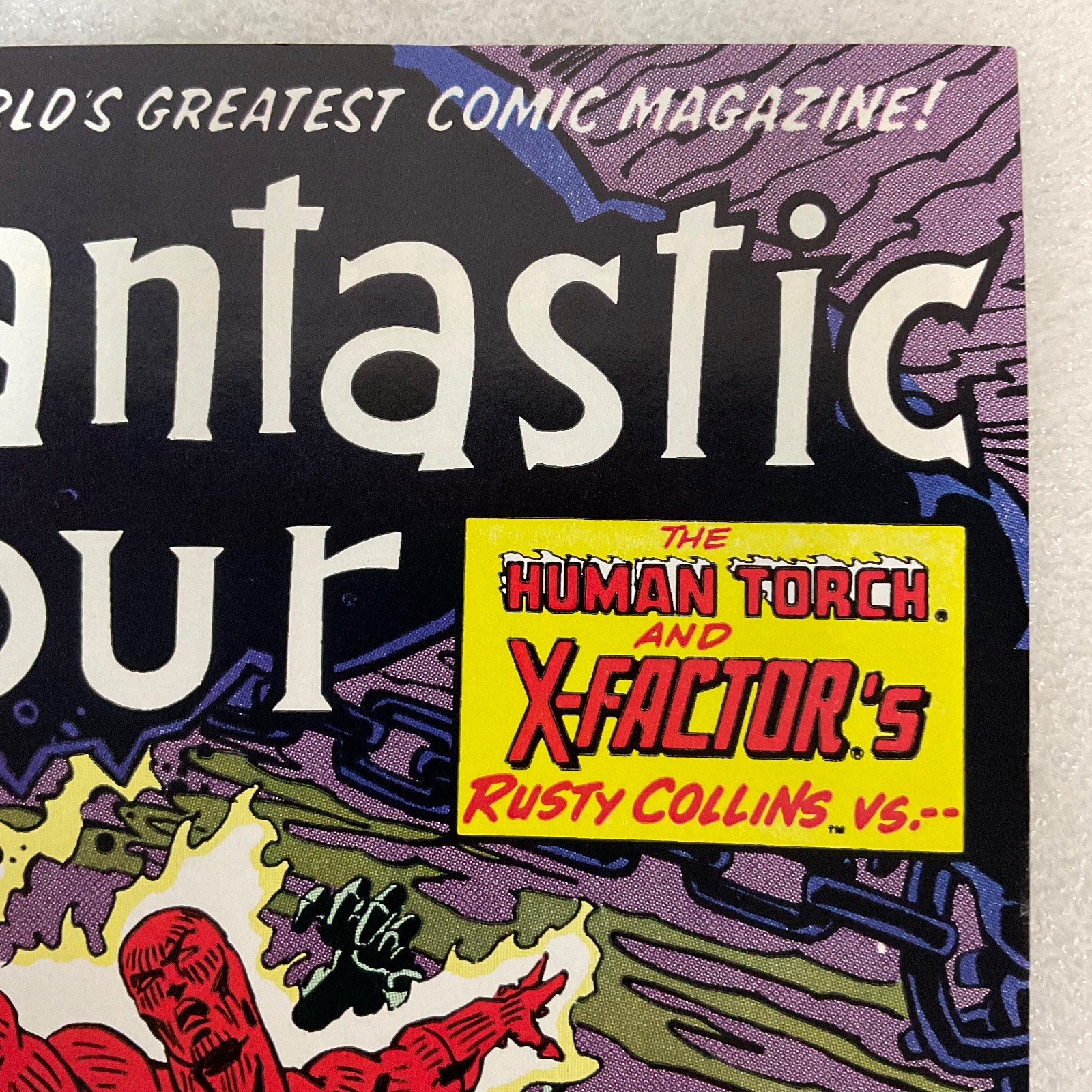 Fantastic Four #342 July 1990 Marvel Comic Human Torch X-Factor Spider-Man Cameo - Image 3