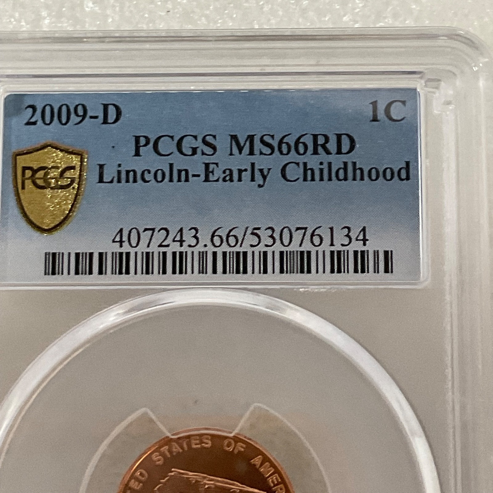 2009-D 1C Lincoln Early Childhood PCGS MS66RD Cert#53076135 - Image 16