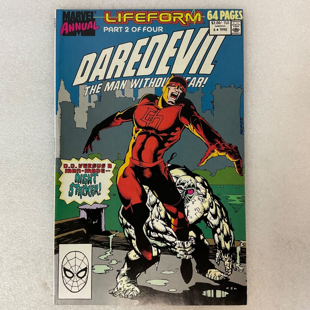 Daredevil Annual #6 Marvel Comics 1990 Lifeform Part 2 of 4 64 Pages - Image 1