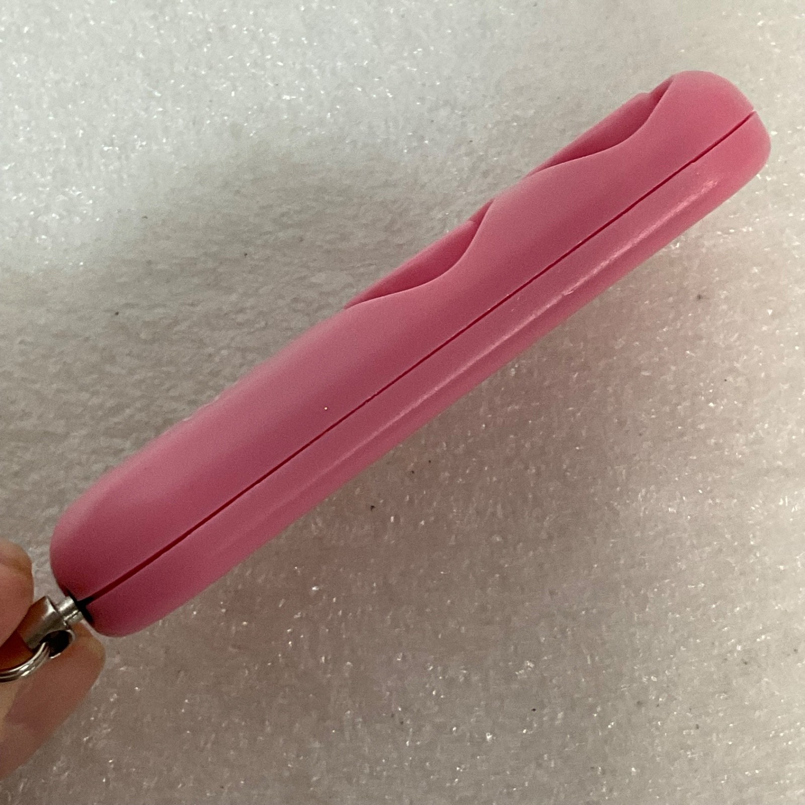 Pink Personal Safety Alarm Keychain 4in with Key Ring and Loud Siren Speaker - Image 5
