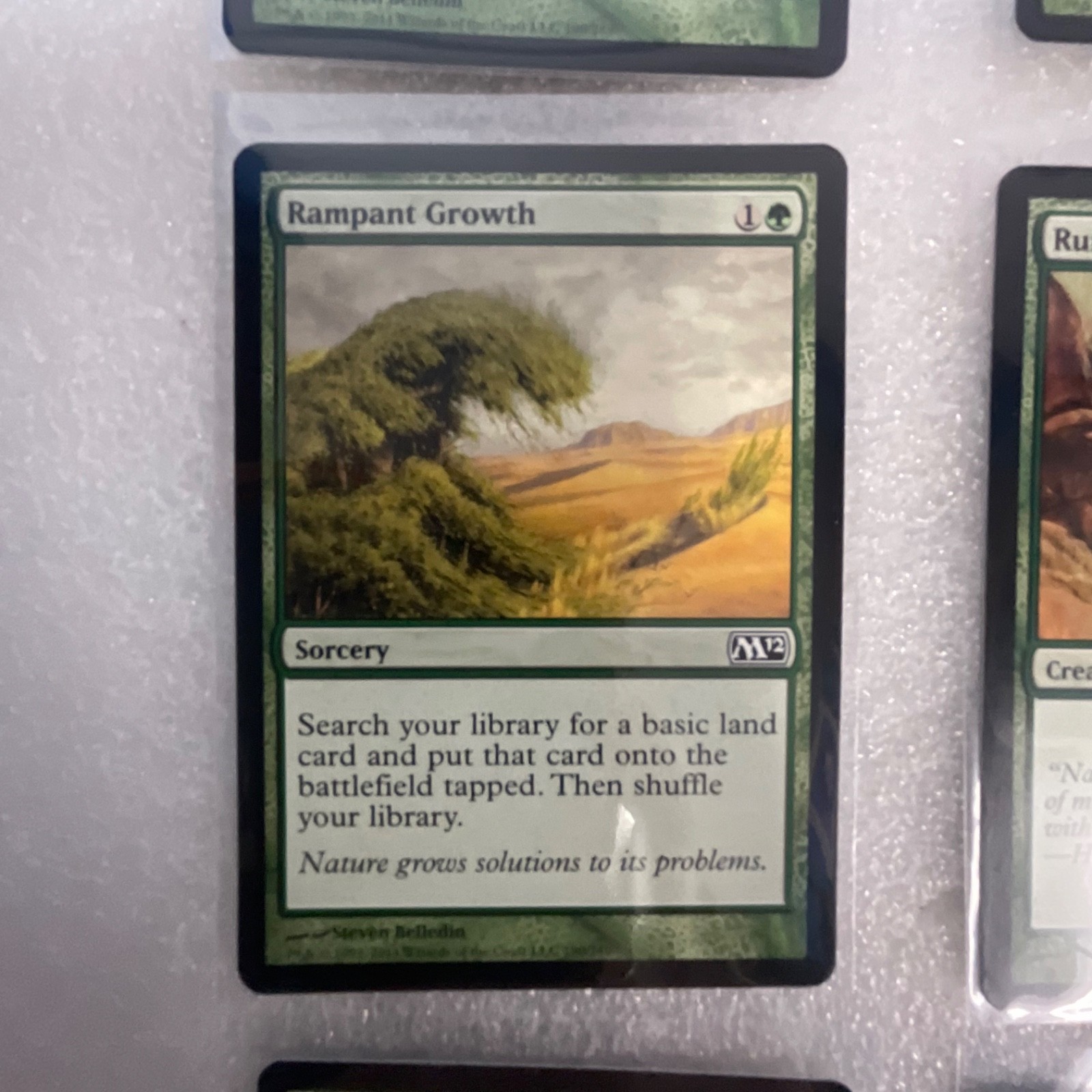 MTG 20 Card Green Lot Rampant Growth Runeclaw Bear Mixed M12 M11 - Image 4