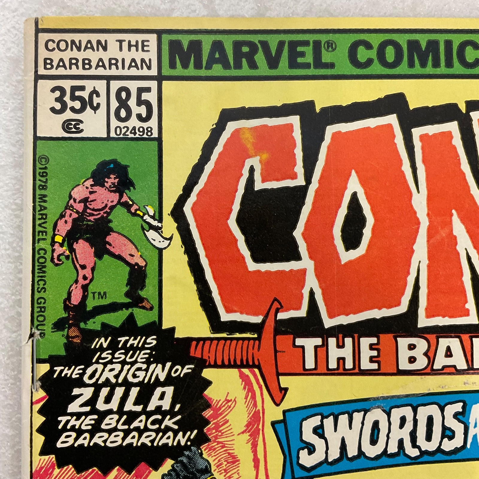 Conan the Barbarian #85 Marvel Comic 1978 Origin of Zula Swords Against Stygia - Image 3