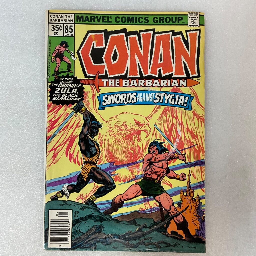 Conan the Barbarian #85 Marvel Comic 1978 Origin of Zula Swords Against Stygia - Image 1