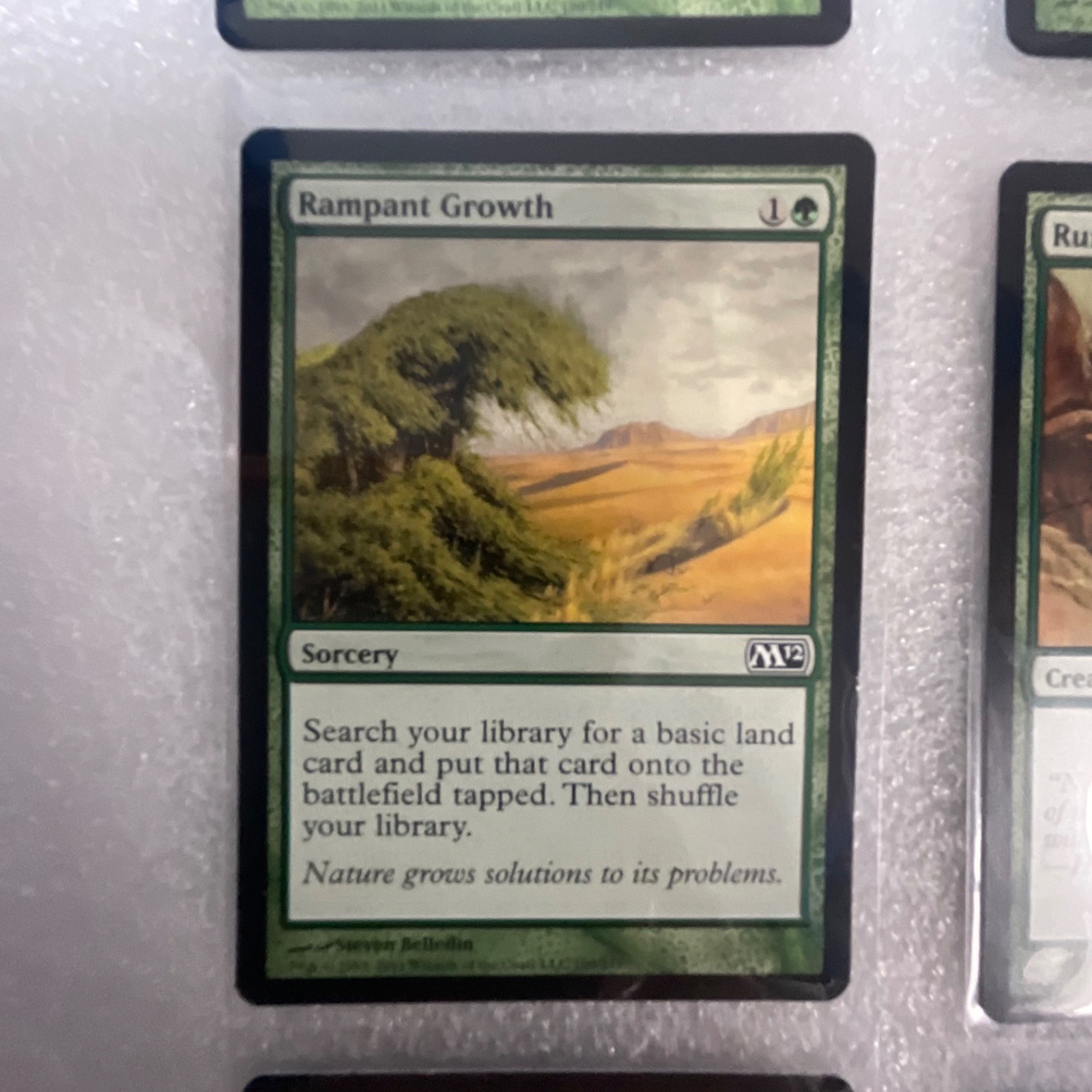 MTG 20 Card Green Lot Rampant Growth Runeclaw Bear Mixed M12 M11 - Image 5