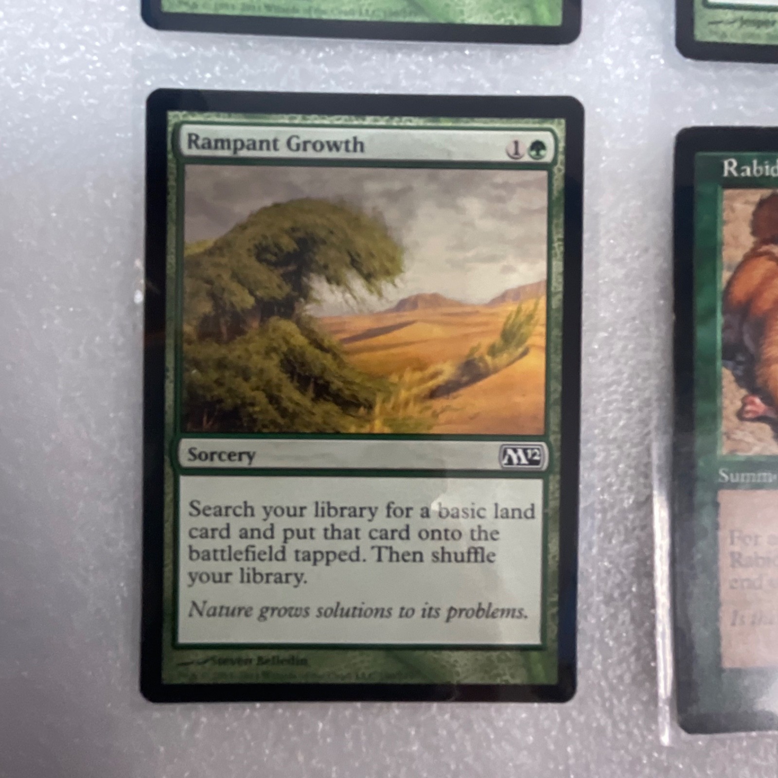 MTG 20 Card Green Lot Rampant Growth Runeclaw Bear Mixed M12 M11 - Image 6