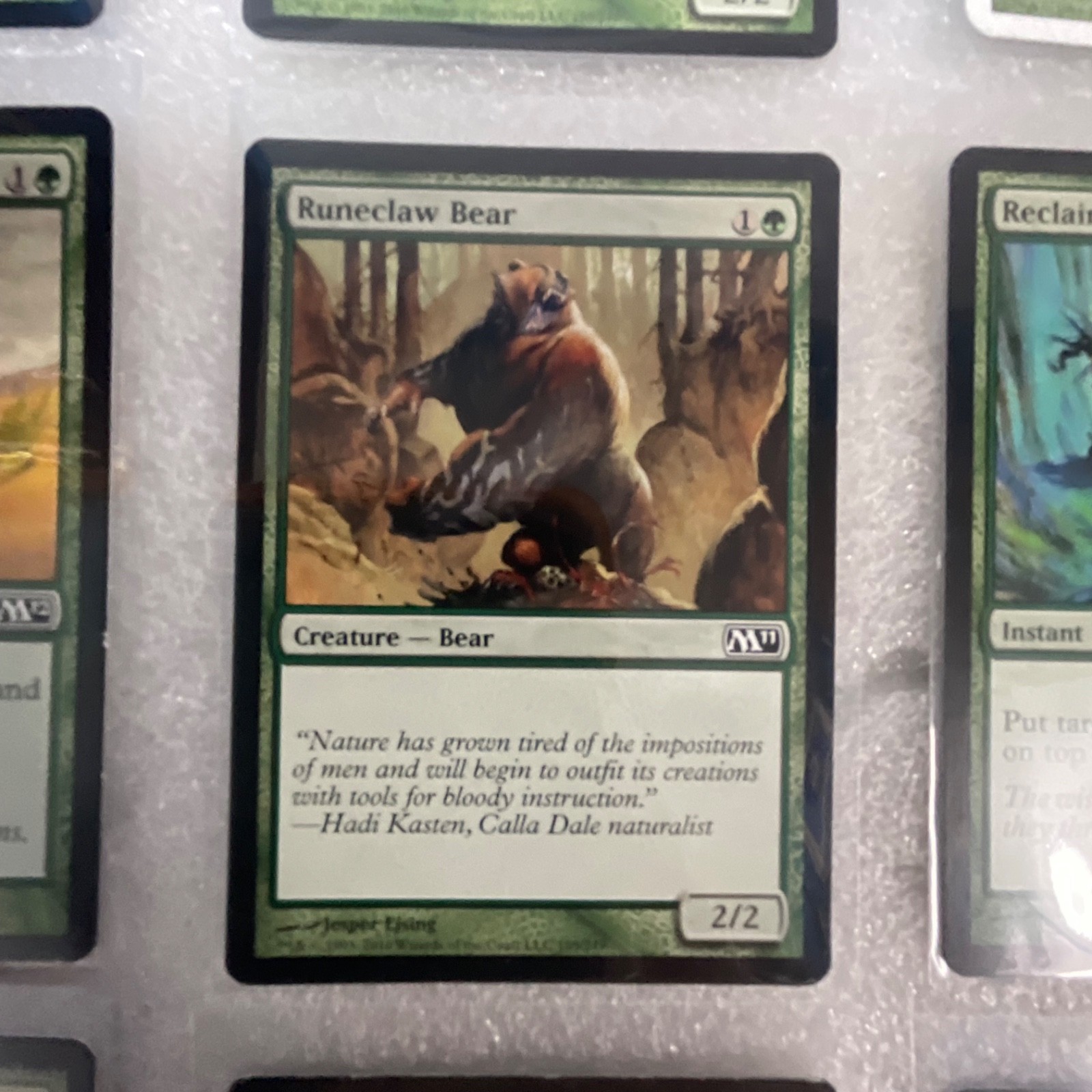 MTG 20 Card Green Lot Rampant Growth Runeclaw Bear Mixed M12 M11 - Image 8