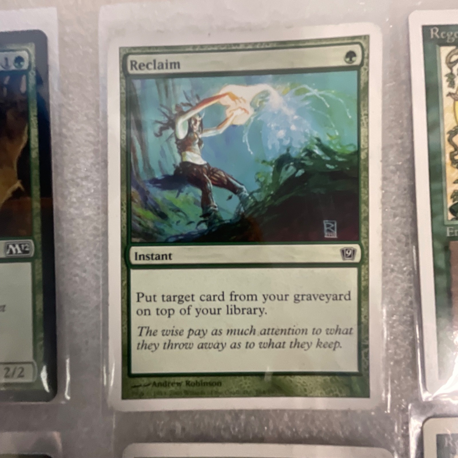 MTG 20 Card Green Lot Rampant Growth Runeclaw Bear Mixed M12 M11 - Image 11