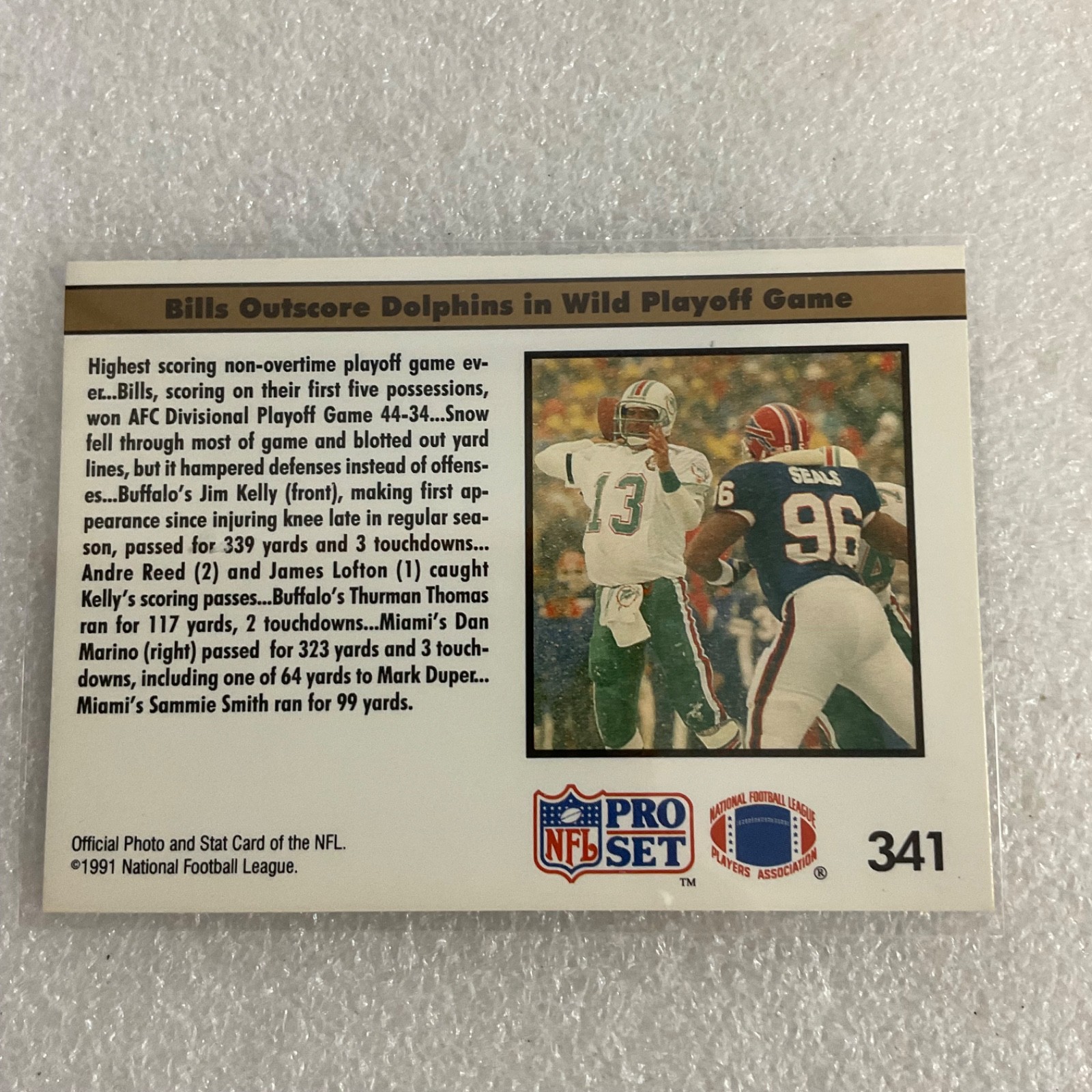 1991 Pro Set Action Packed NFL Football 10 Card Lot Sharpe Atwater Bills - Image 17