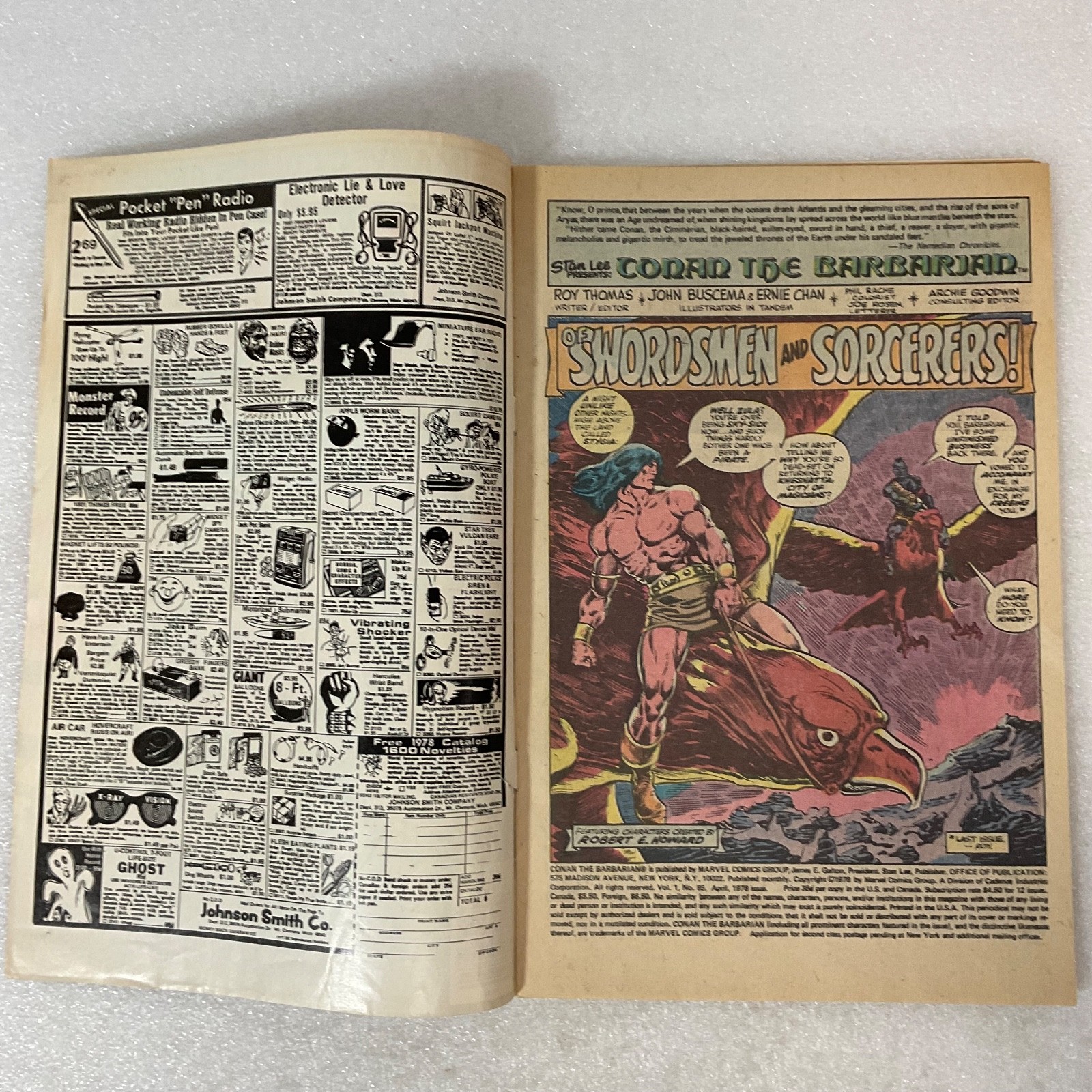 Conan the Barbarian #85 Marvel Comic 1978 Origin of Zula Swords Against Stygia - Image 11